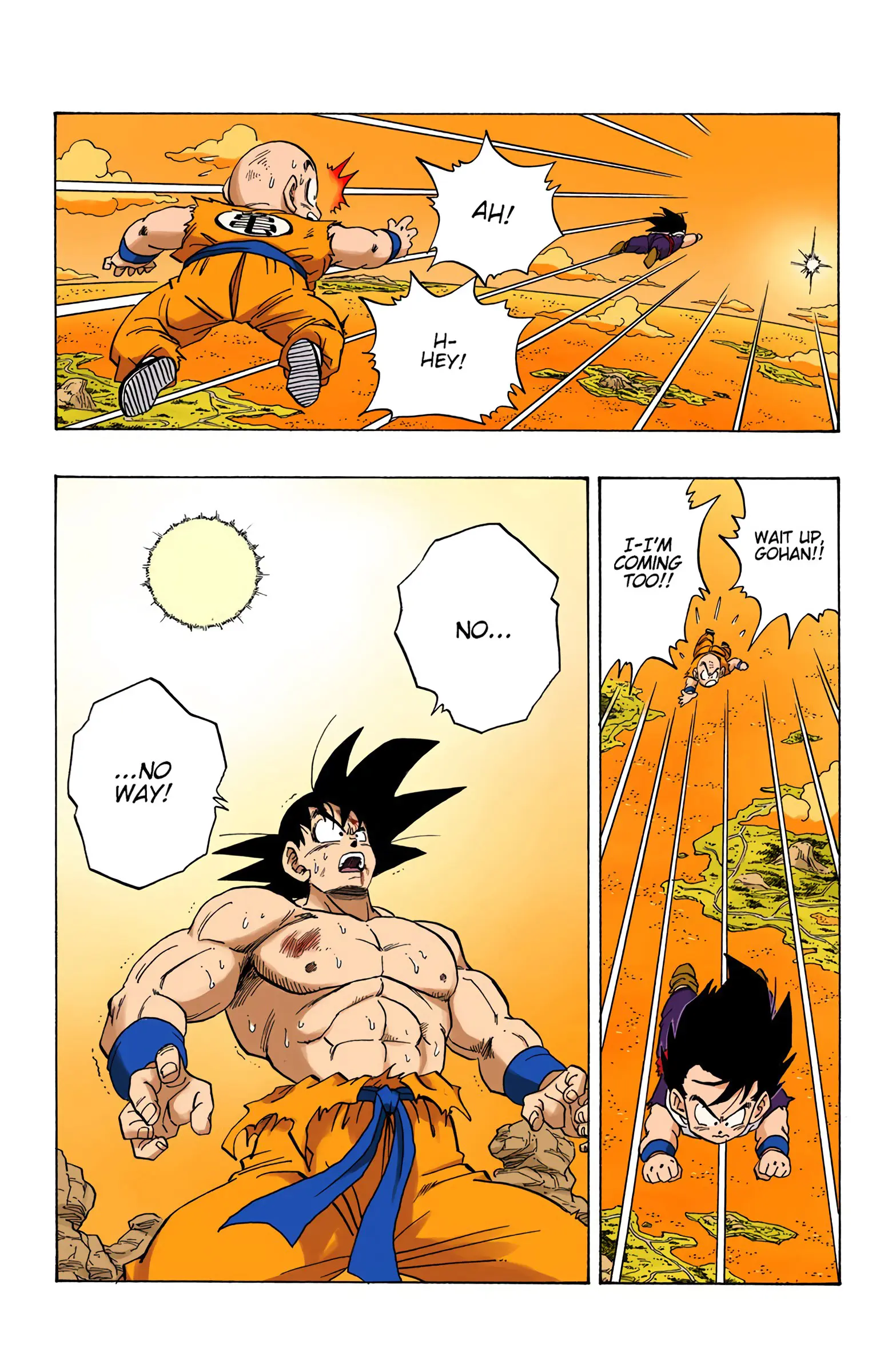 DBZ Saiyan Saga Colored Manga, chapter 233, page 4