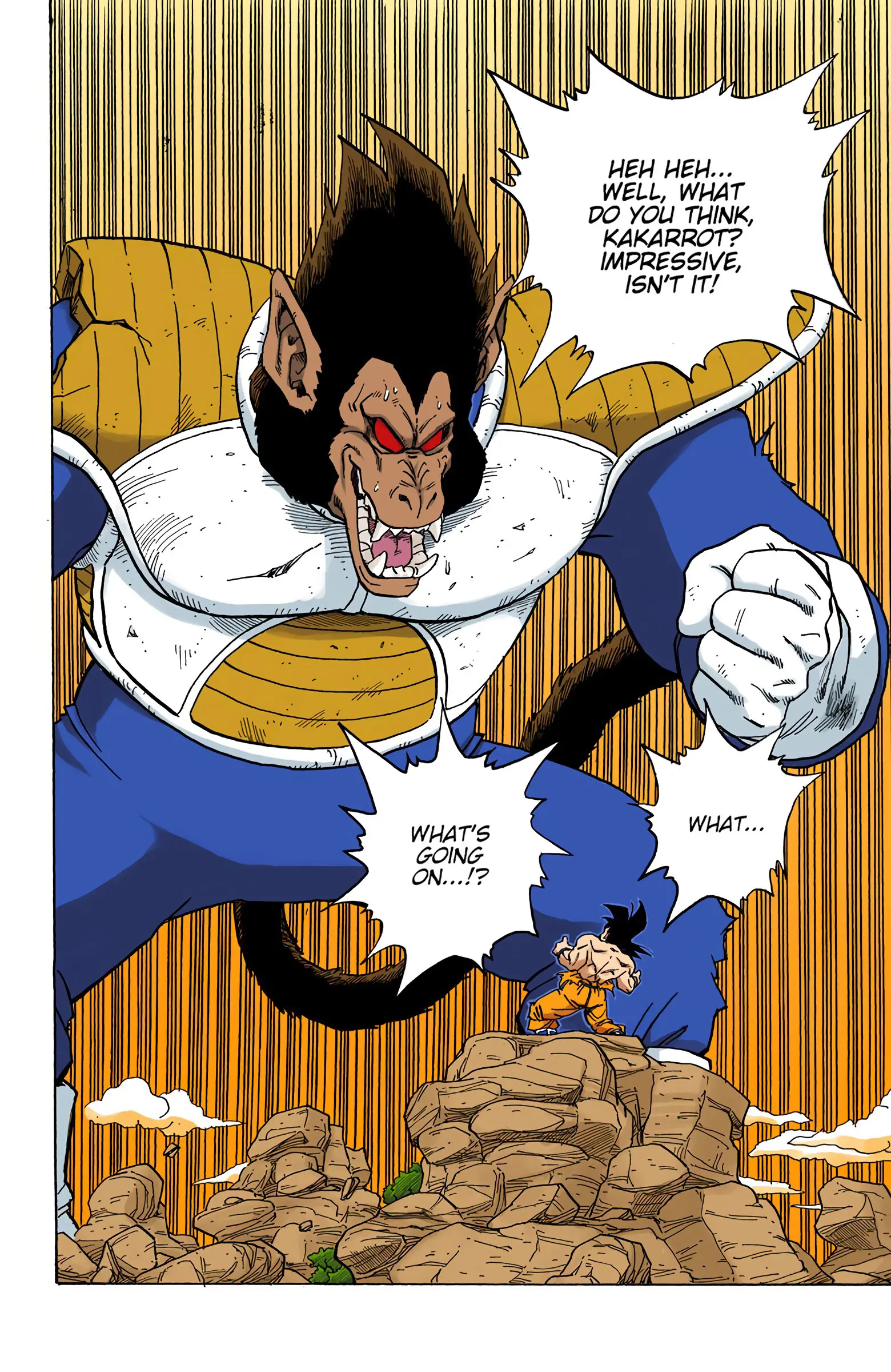 DBZ Saiyan Saga Colored Manga, chapter 233, page 6