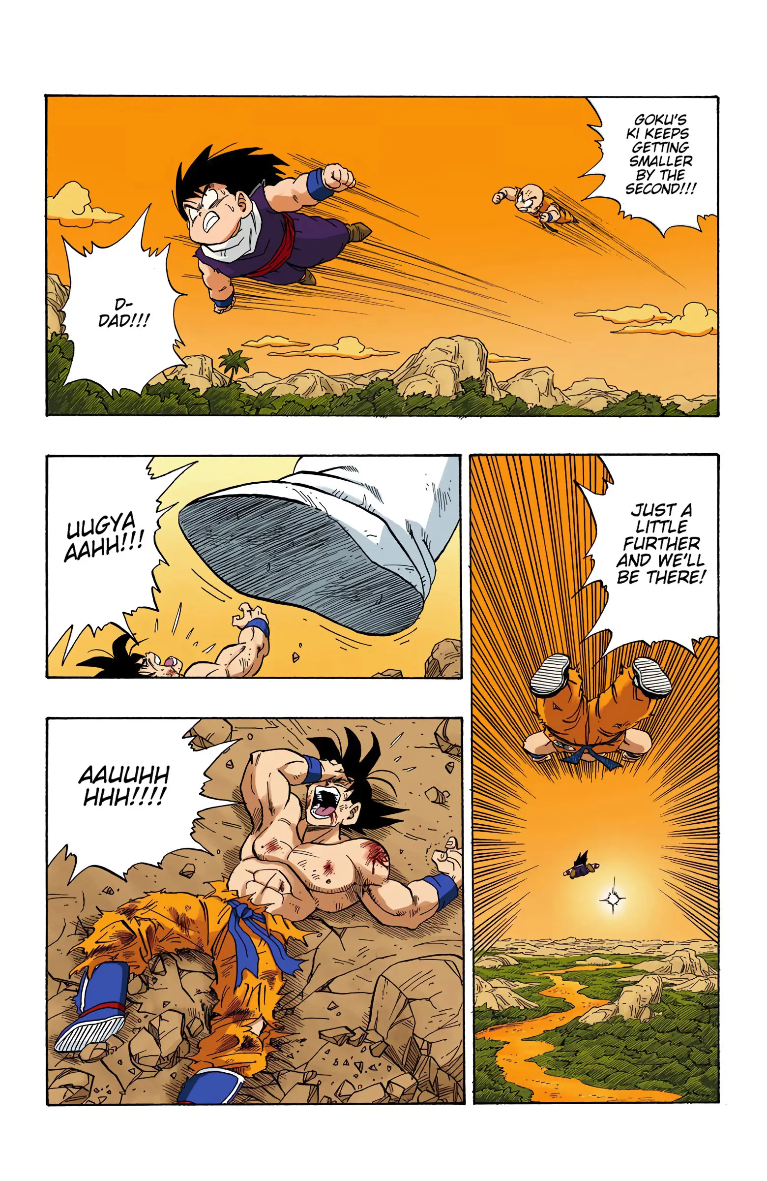 DBZ Saiyan Saga Colored Manga, chapter 234, page 11
