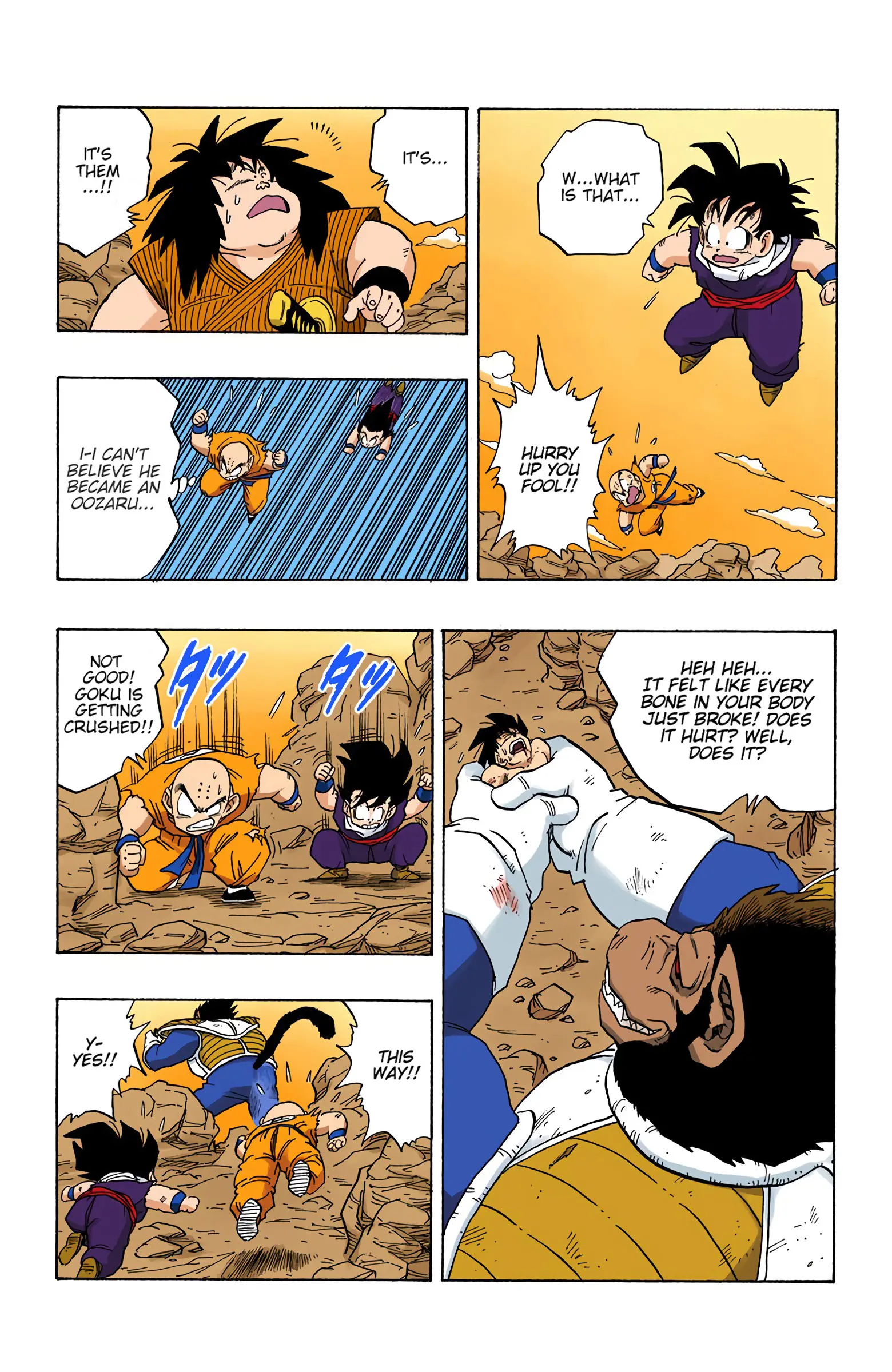 DBZ Saiyan Saga Colored Manga, chapter 235, page 5