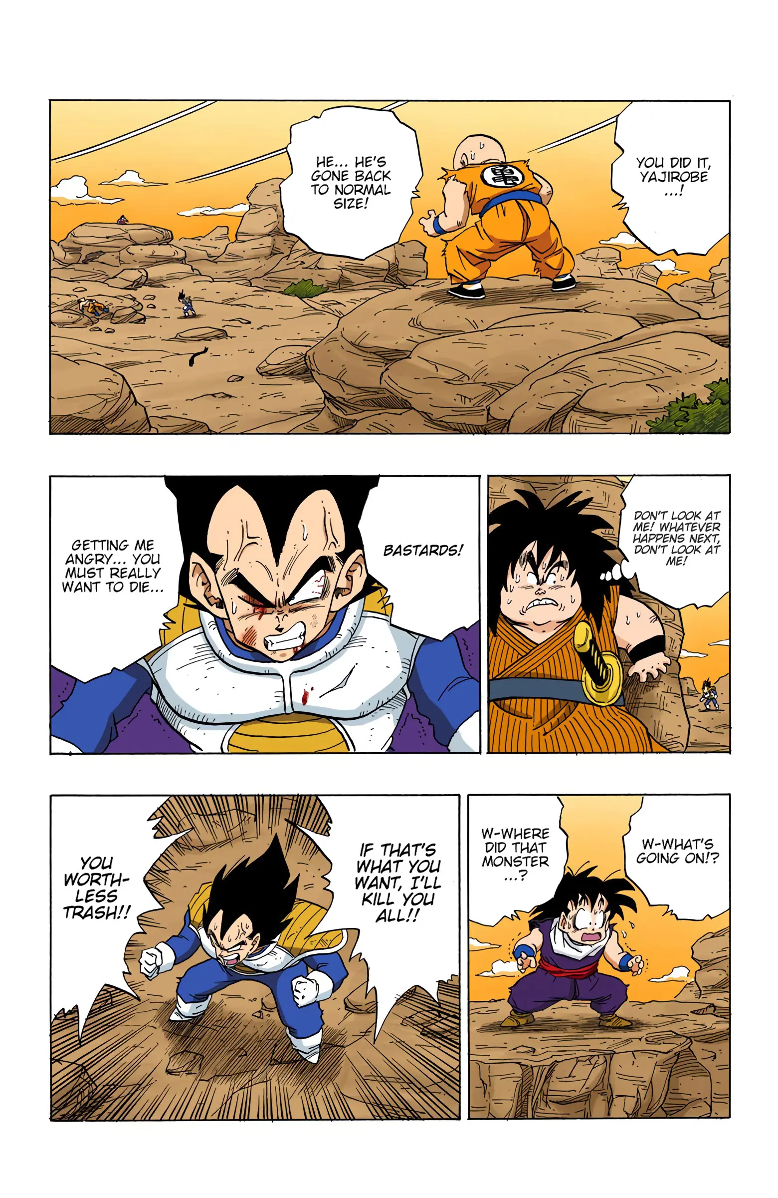 DBZ Saiyan Saga Colored Manga, chapter 236, page 3