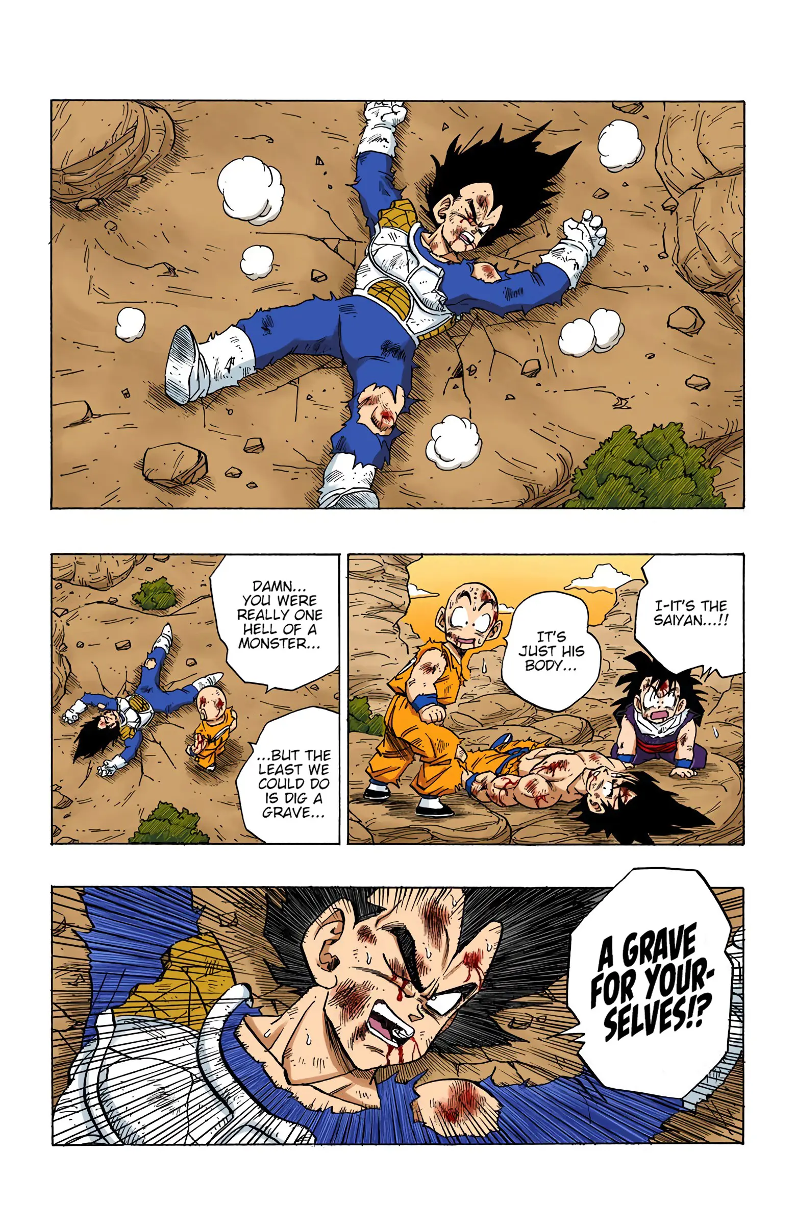 DBZ Saiyan Saga Colored Manga, chapter 238, page 13