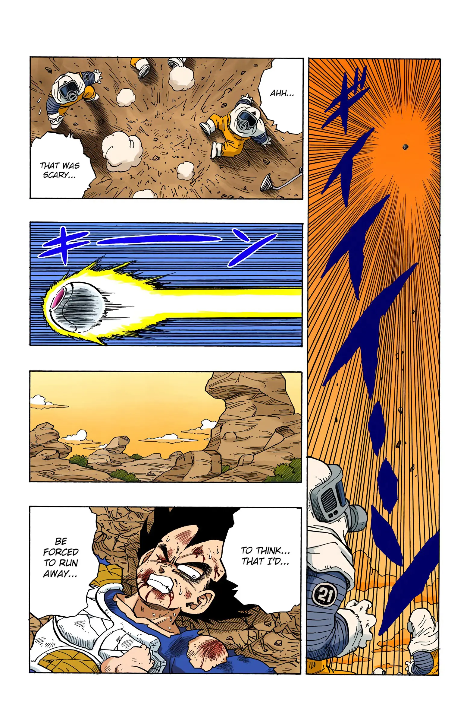 DBZ Saiyan Saga Colored Manga, chapter 240, page 15
