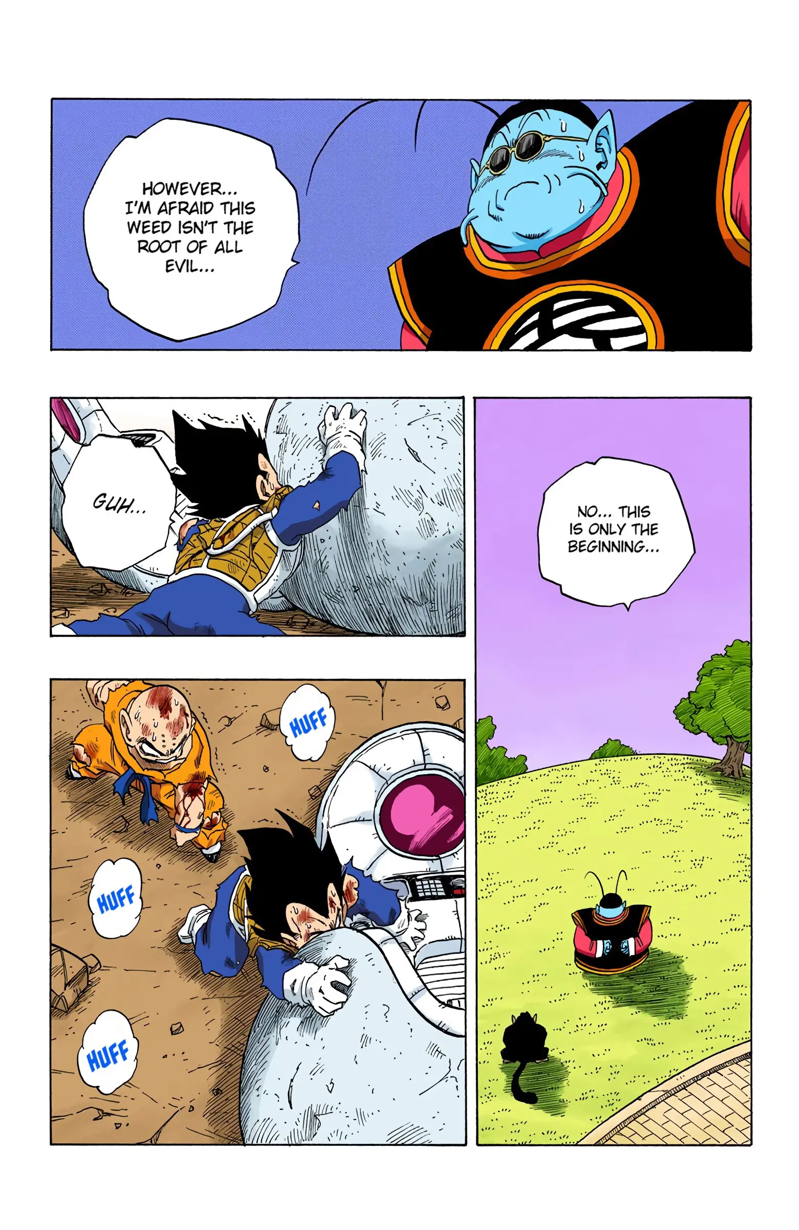DBZ Saiyan Saga Colored Manga, chapter 241, page 7