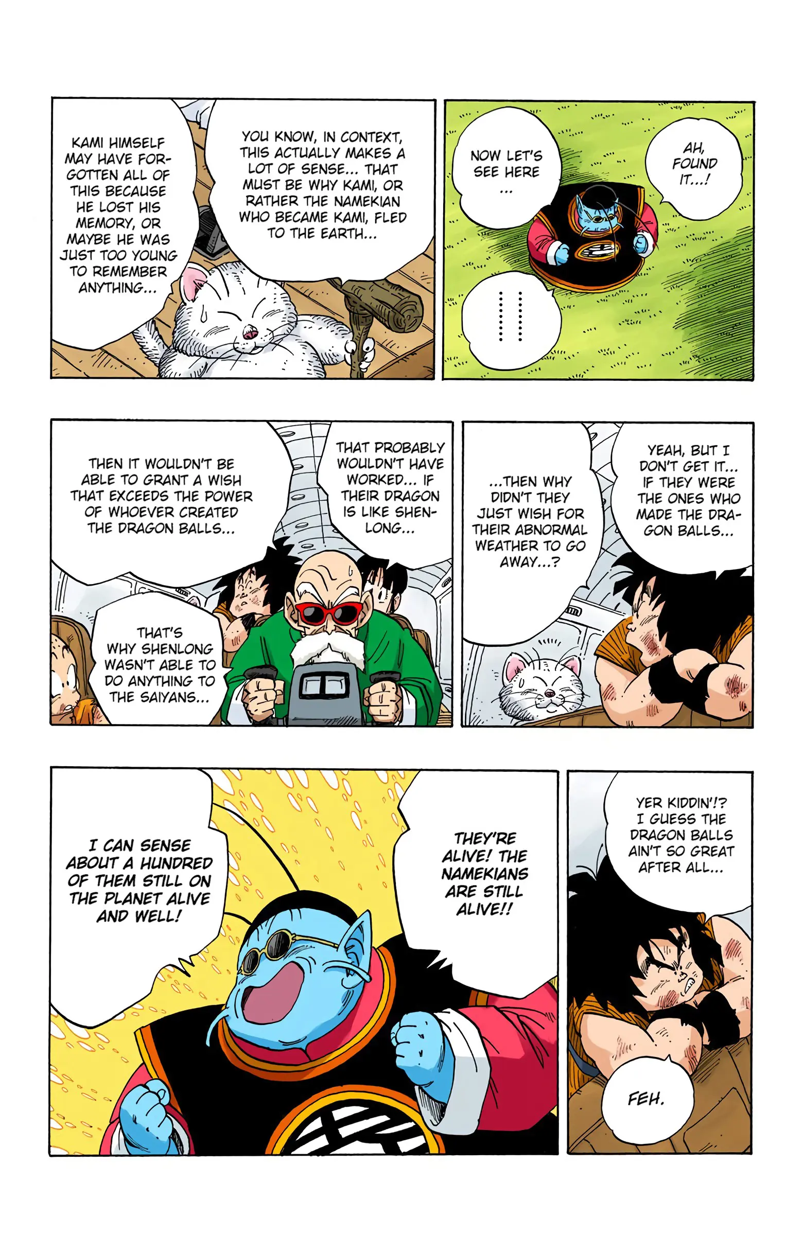 DBZ Saiyan Saga Colored Manga, chapter 243, page 5