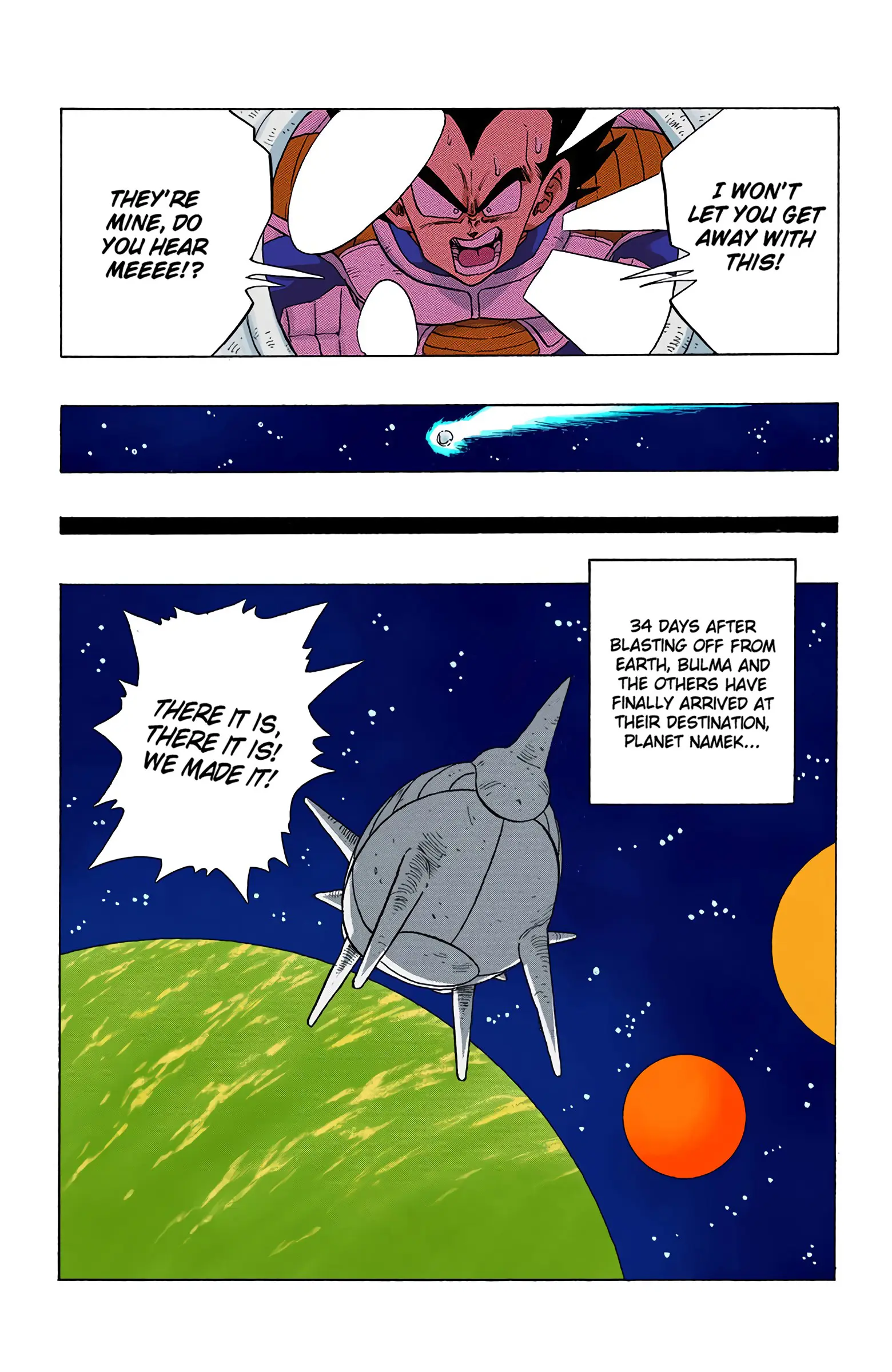 DBZ Frieza Saga Colored Manga, chapter 246, page 15