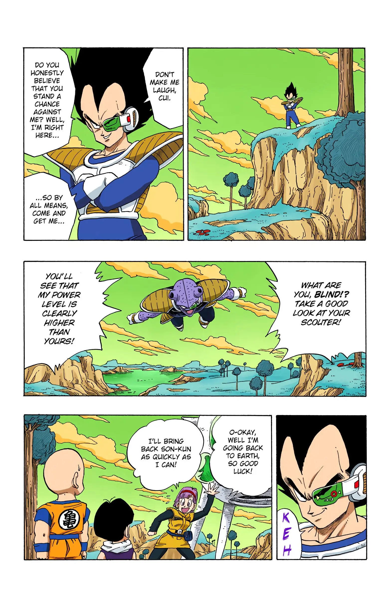 DBZ Frieza Saga Colored Manga, chapter 248, page 3