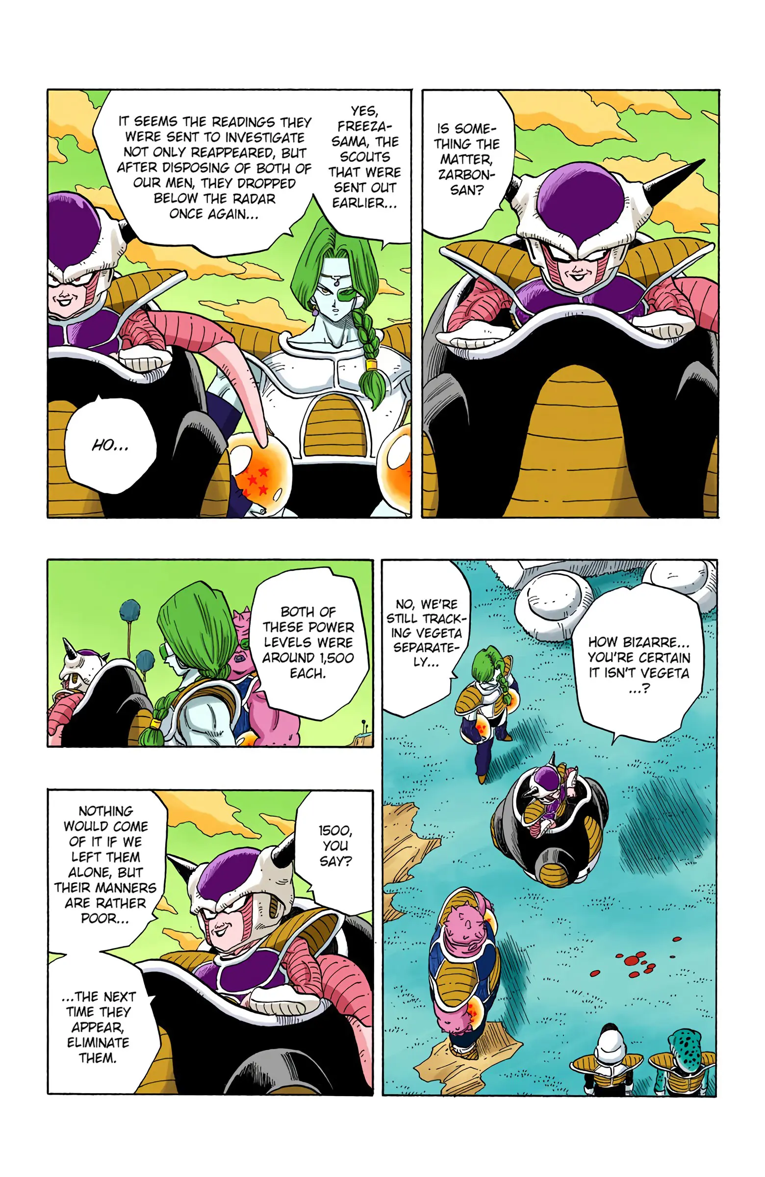 DBZ Frieza Saga Colored Manga, chapter 248, page 13