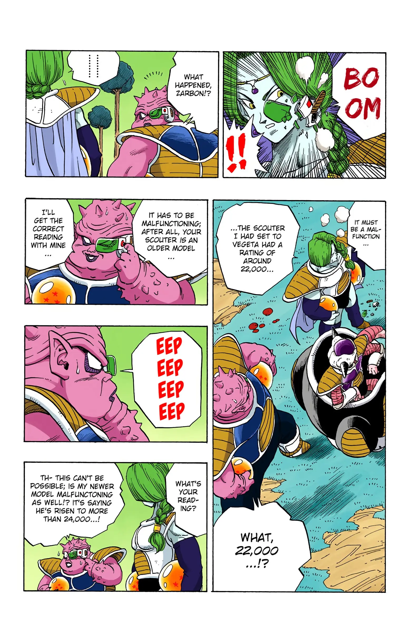 DBZ Frieza Saga Colored Manga, chapter 249, page 4