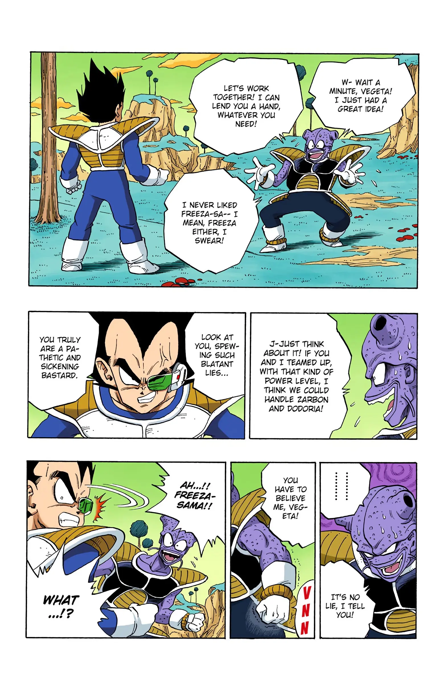 DBZ Frieza Saga Colored Manga, chapter 249, page 6