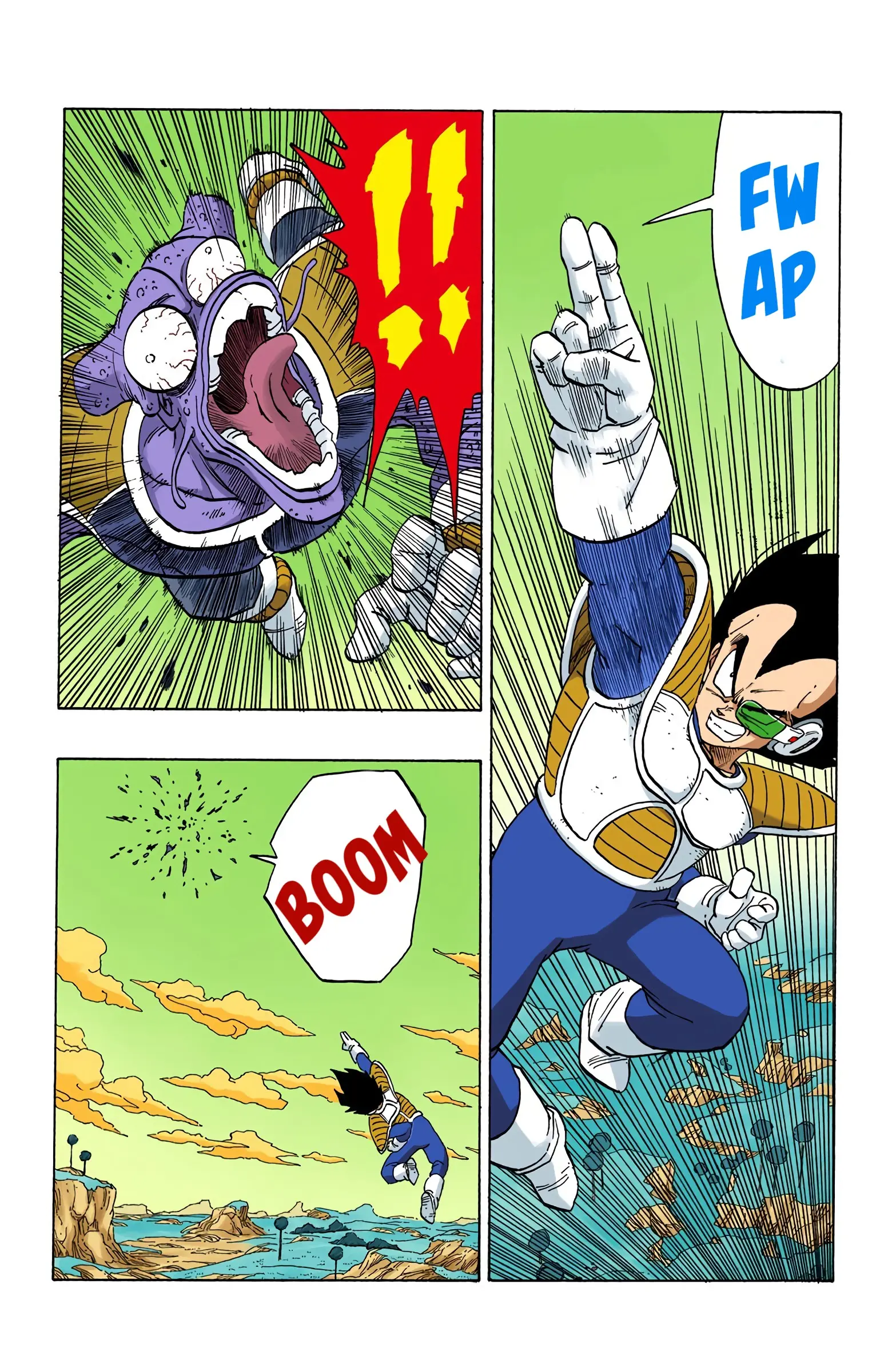 DBZ Frieza Saga Colored Manga, chapter 249, page 11