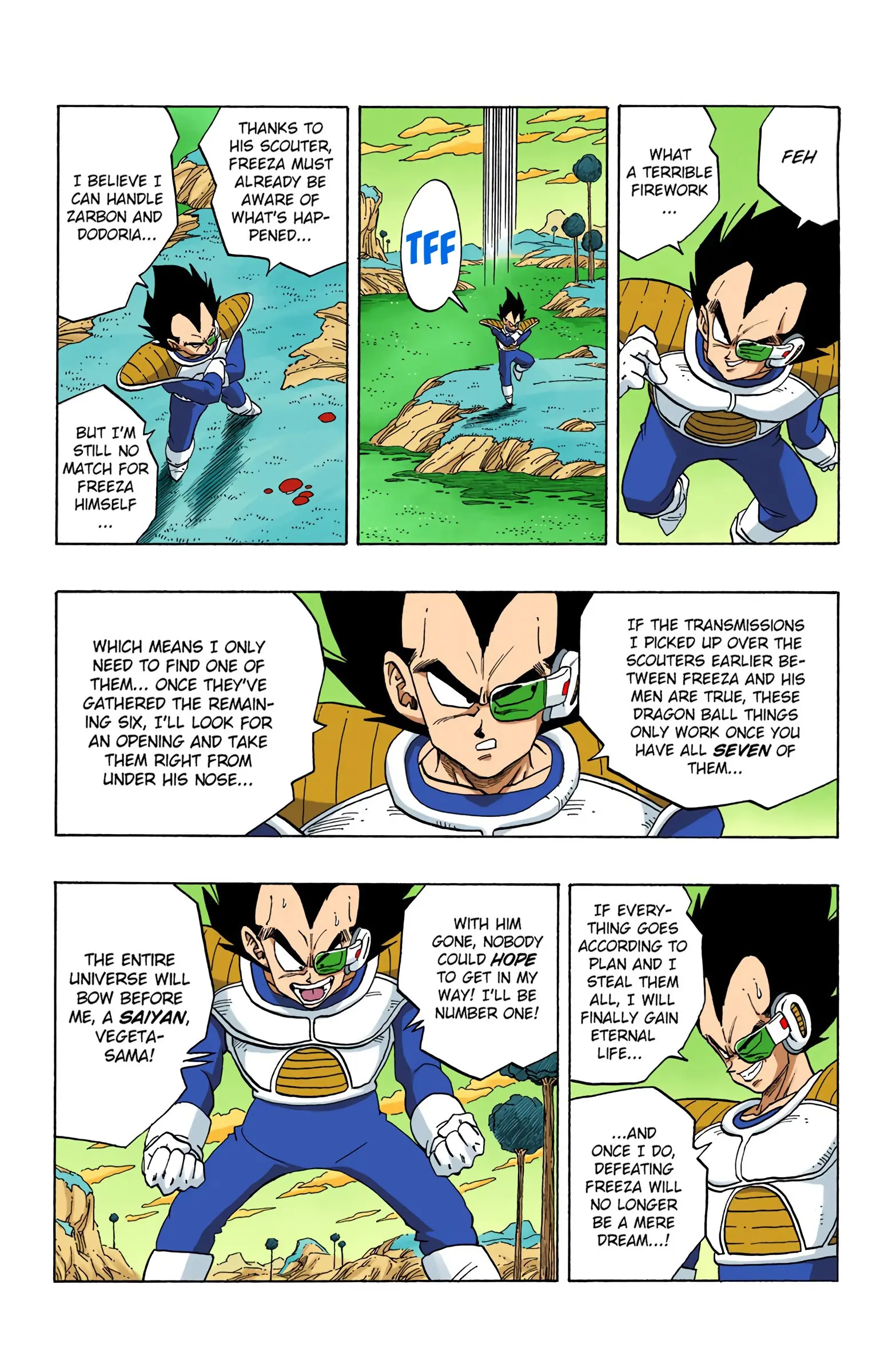 DBZ Frieza Saga Colored Manga, chapter 249, page 12