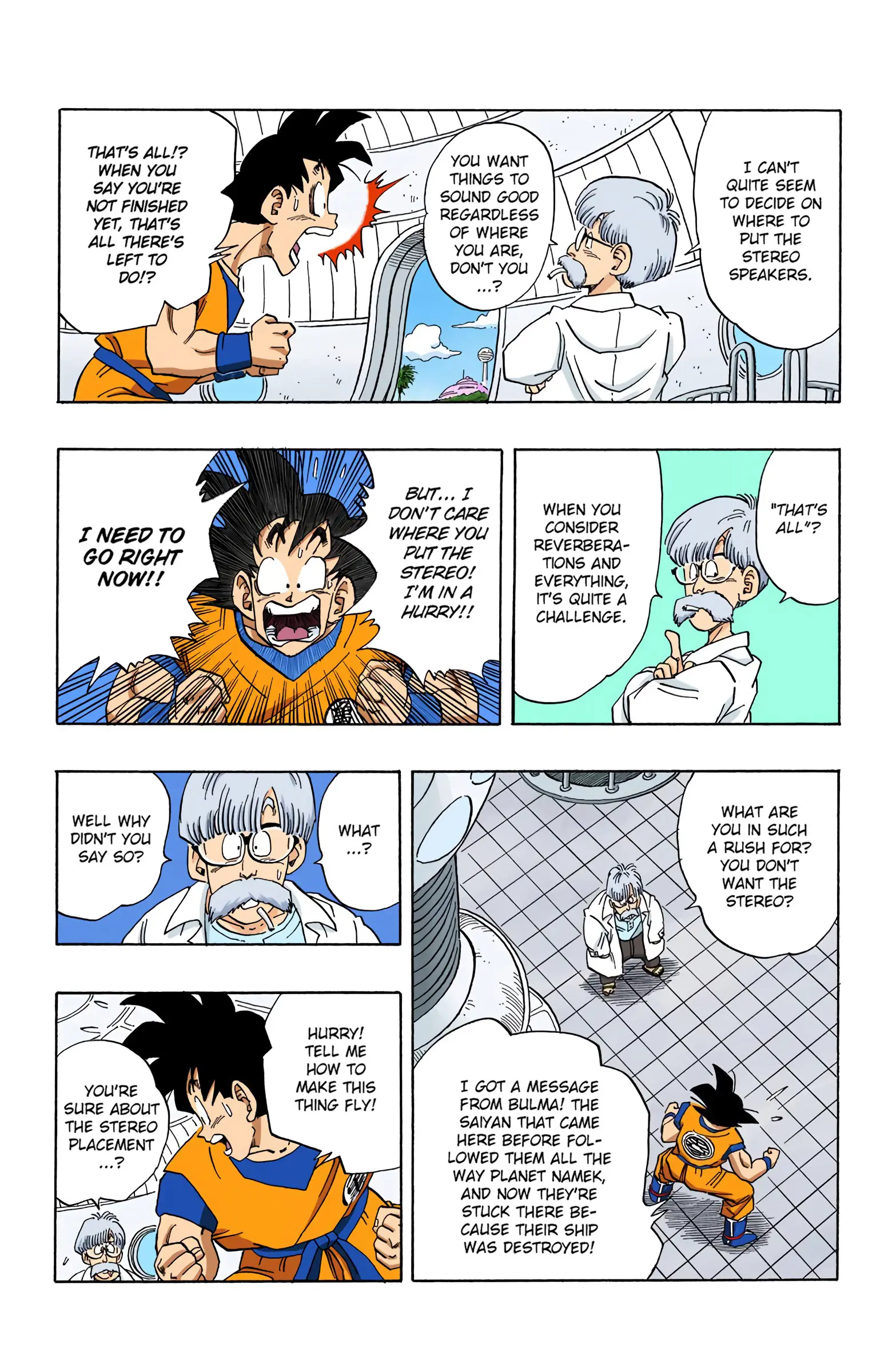 DBZ Frieza Saga Colored Manga, chapter 251, page 7