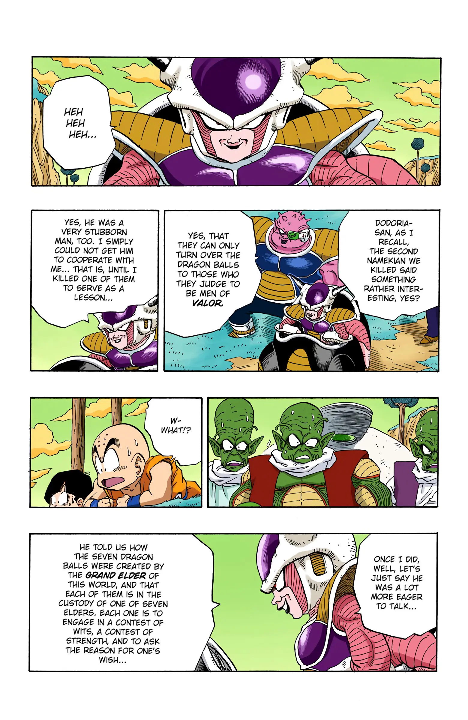 DBZ Frieza Saga Colored Manga, chapter 252, page 7