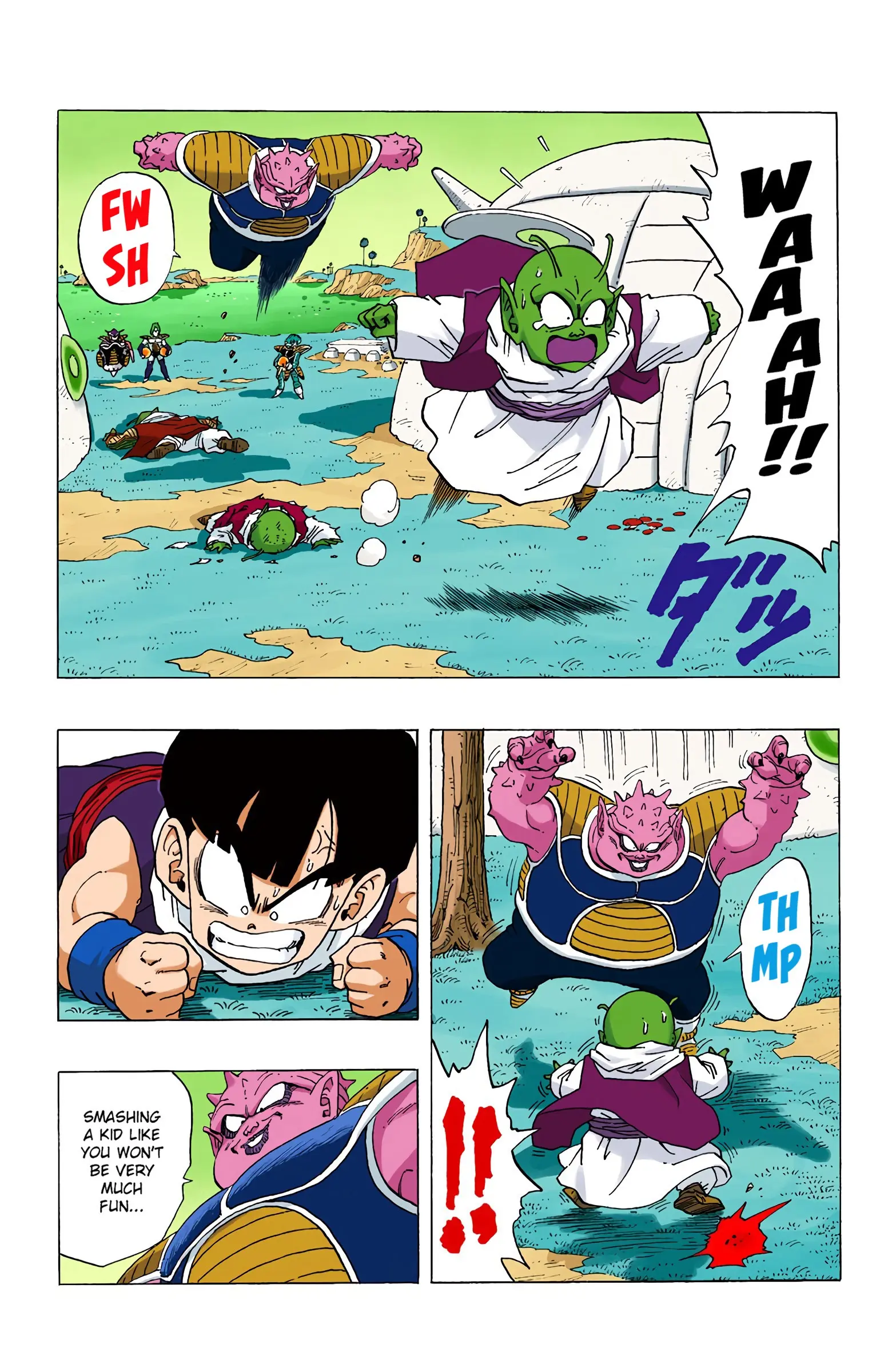 DBZ Frieza Saga Colored Manga, chapter 255, page 7