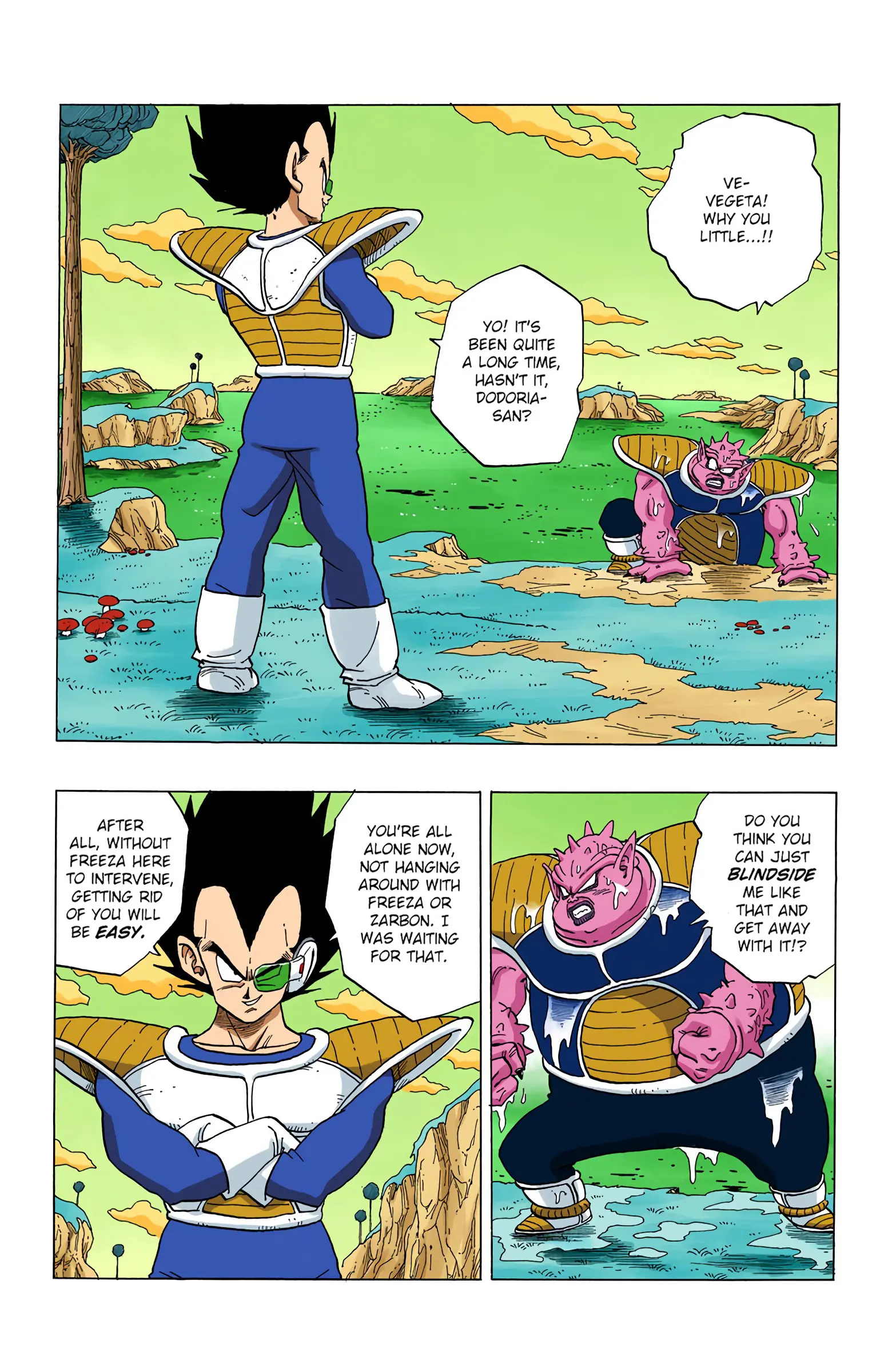 DBZ Frieza Saga Colored Manga, chapter 257, page 3