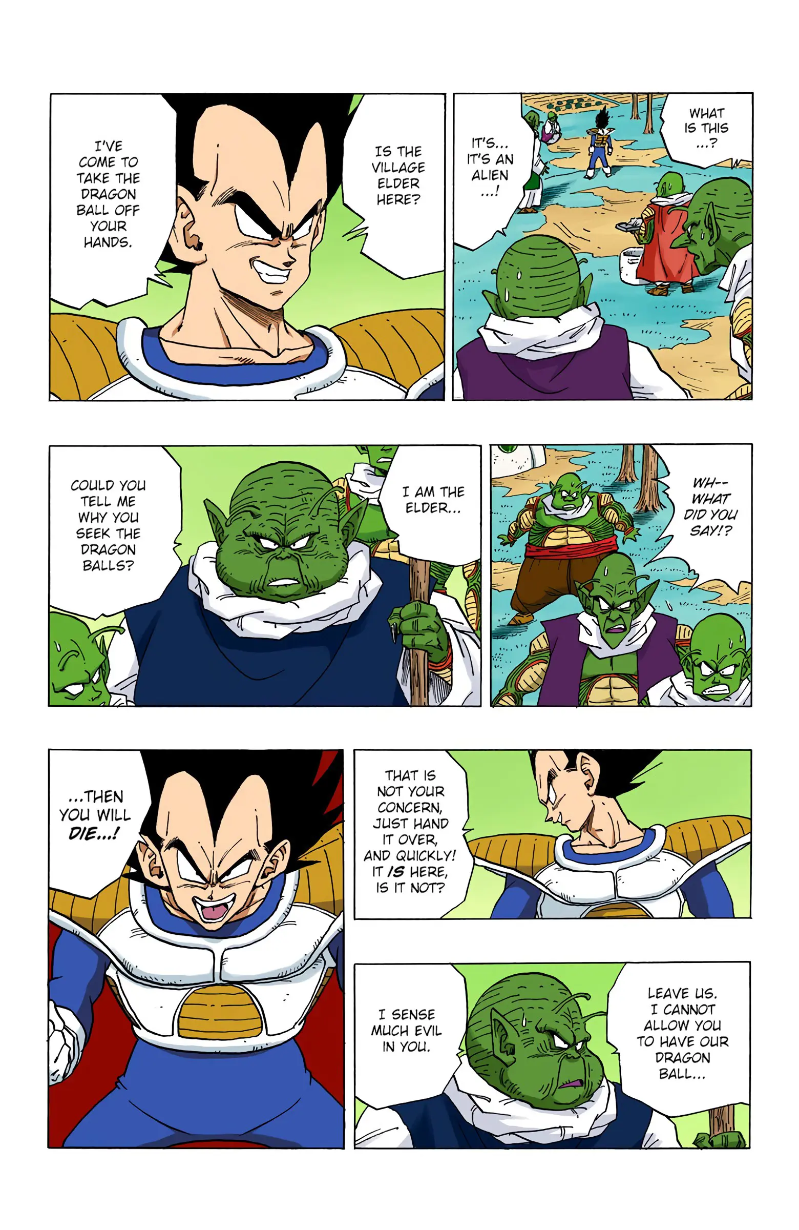 DBZ Frieza Saga Colored Manga, chapter 259, page 6