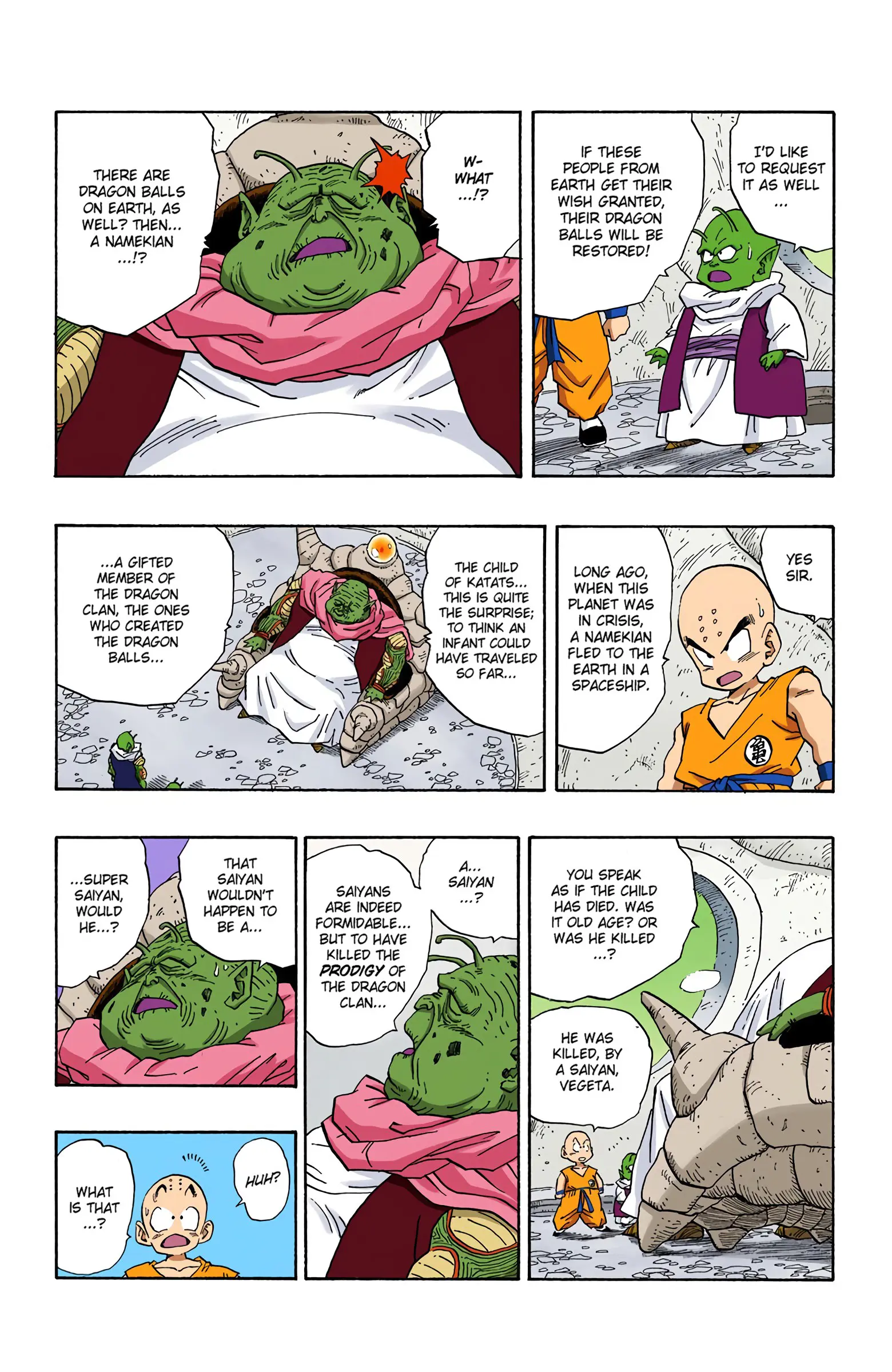 DBZ Frieza Saga Colored Manga, chapter 265, page 3