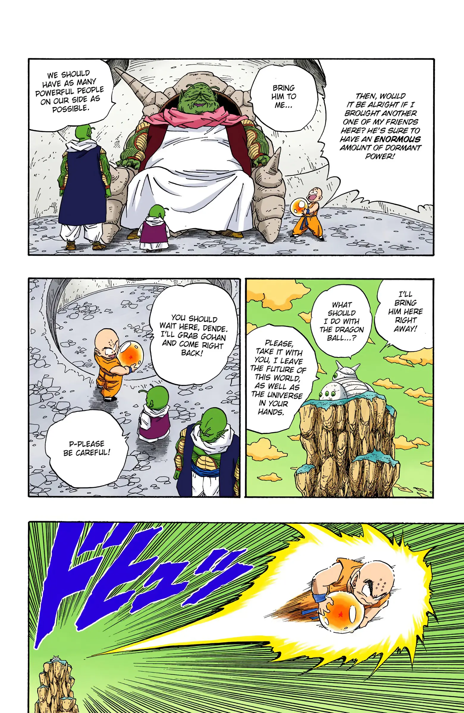 DBZ Frieza Saga Colored Manga, chapter 265, page 8