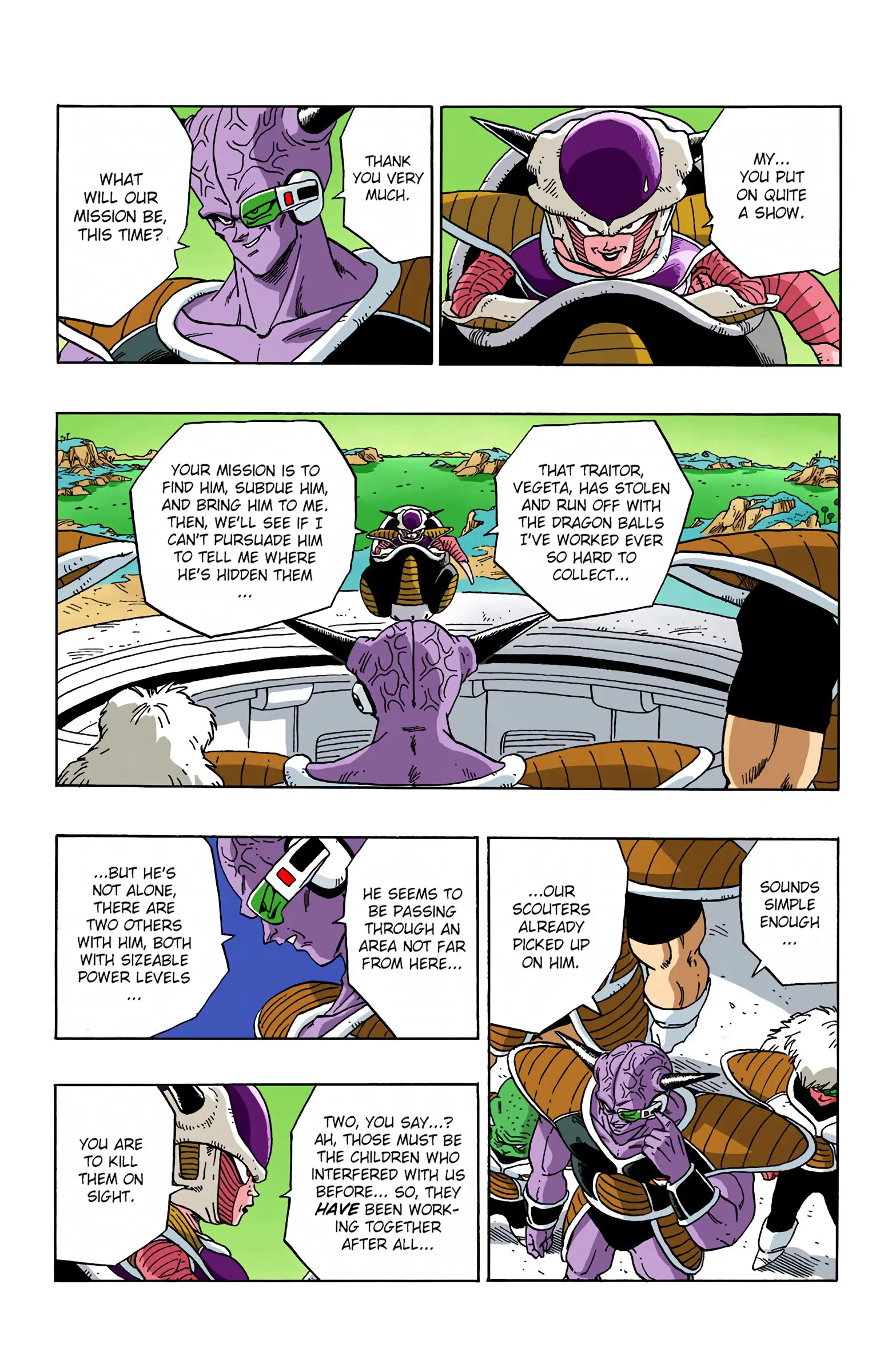 DBZ Frieza Saga Colored Manga, chapter 272, page 9
