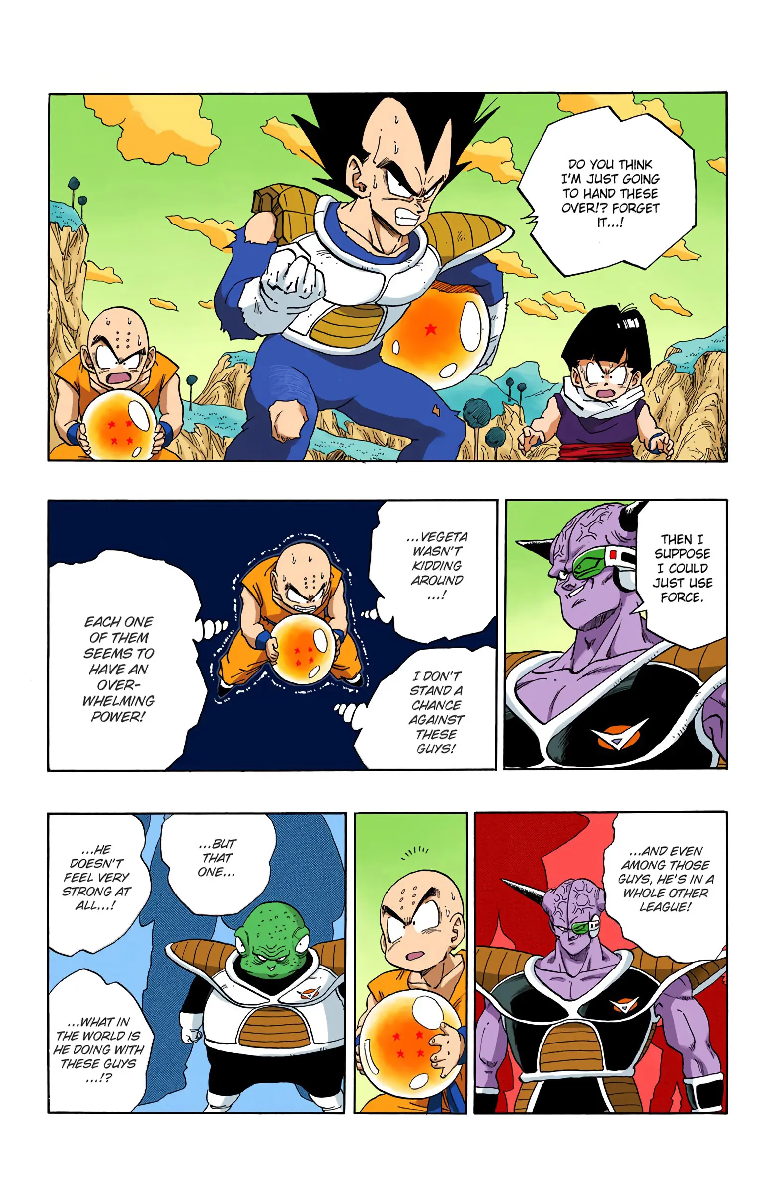 DBZ Frieza Saga Colored Manga, chapter 273, page 3
