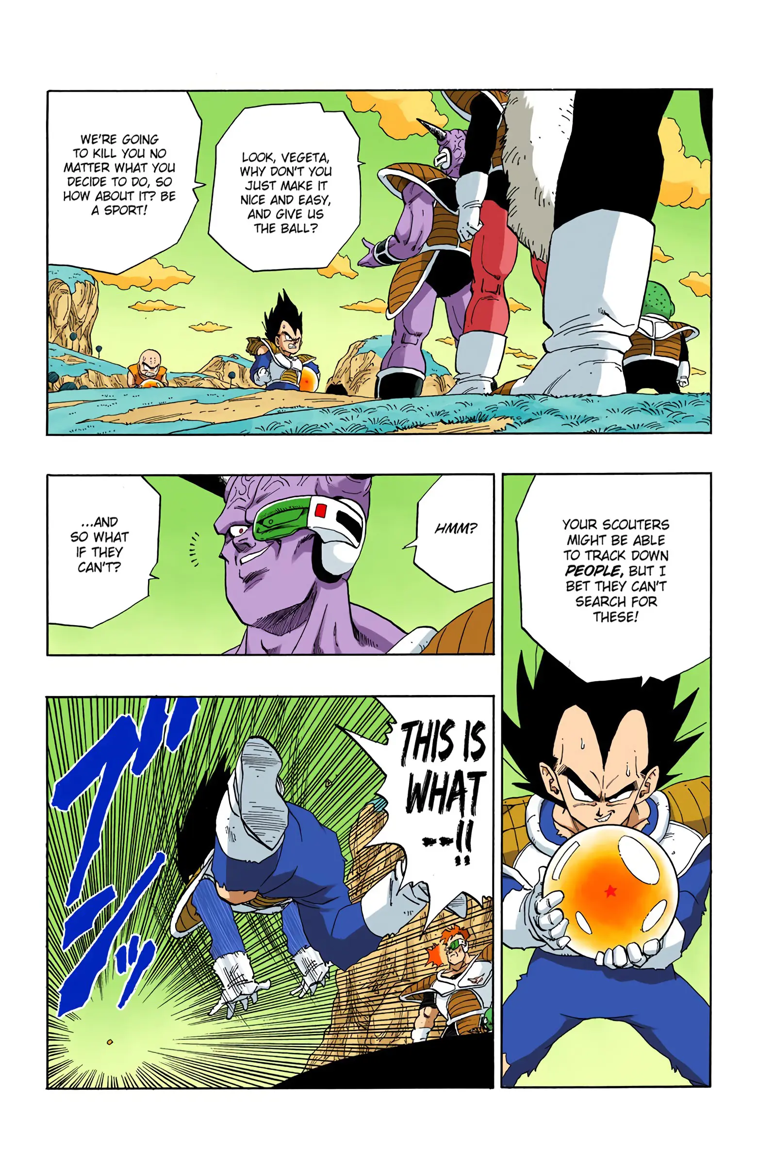 DBZ Frieza Saga Colored Manga, chapter 273, page 4