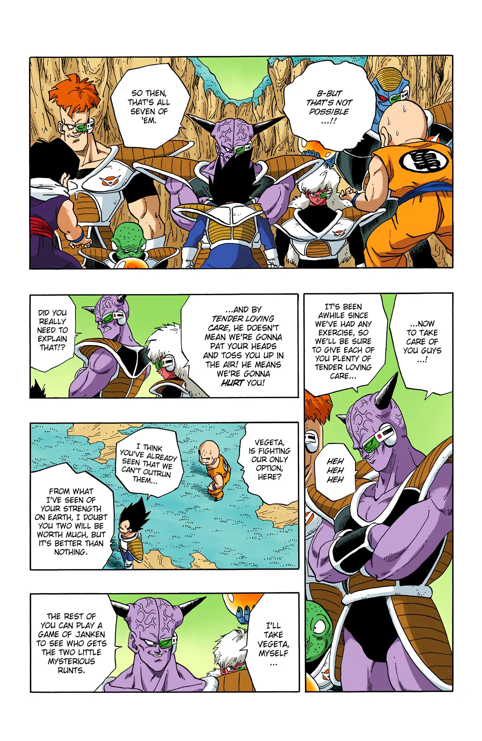 DBZ Frieza Saga Colored Manga, chapter 273, page 8