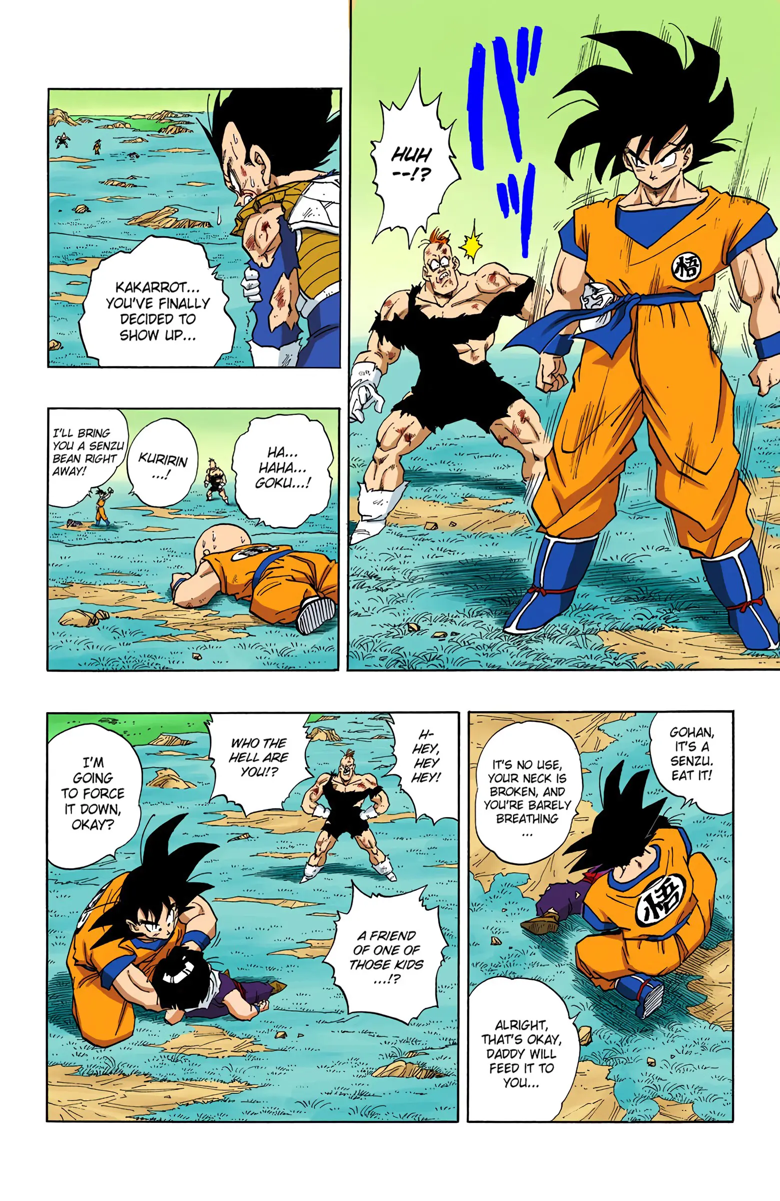 DBZ Frieza Saga Colored Manga, chapter 279, page 8