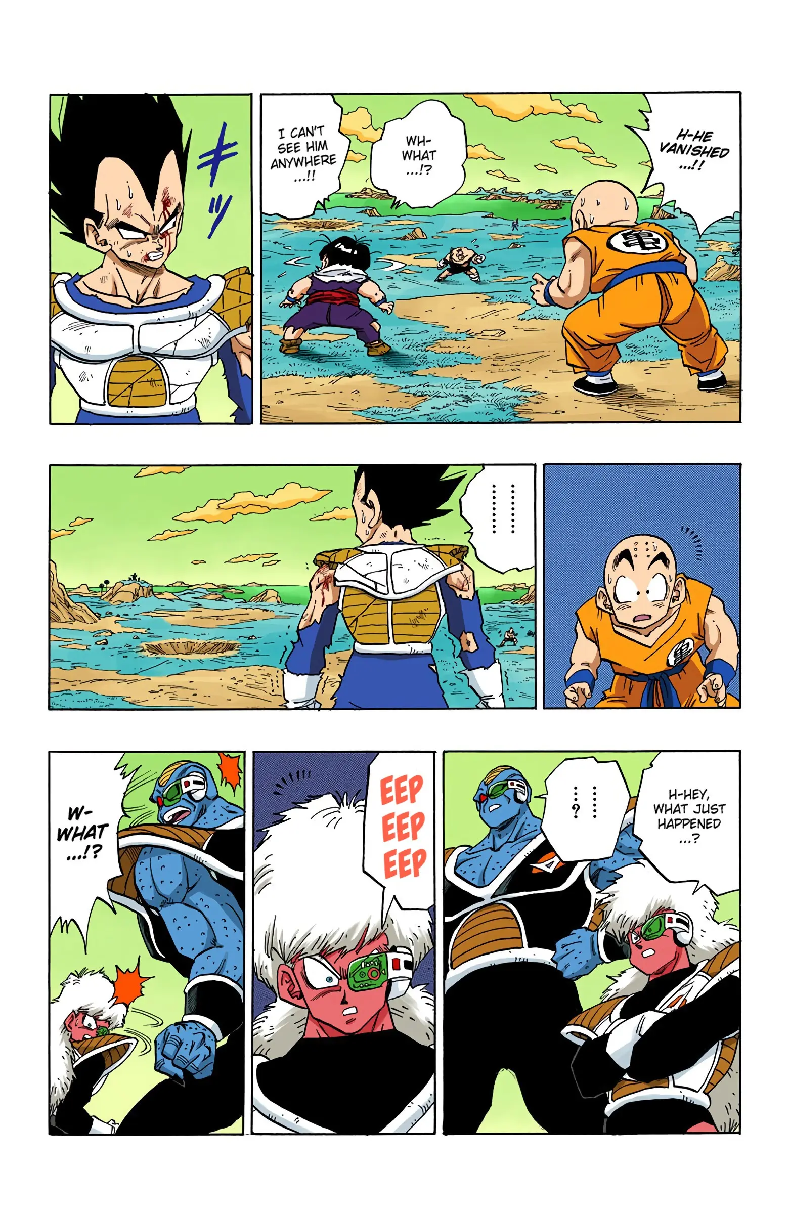 DBZ Frieza Saga Colored Manga, chapter 280, page 7