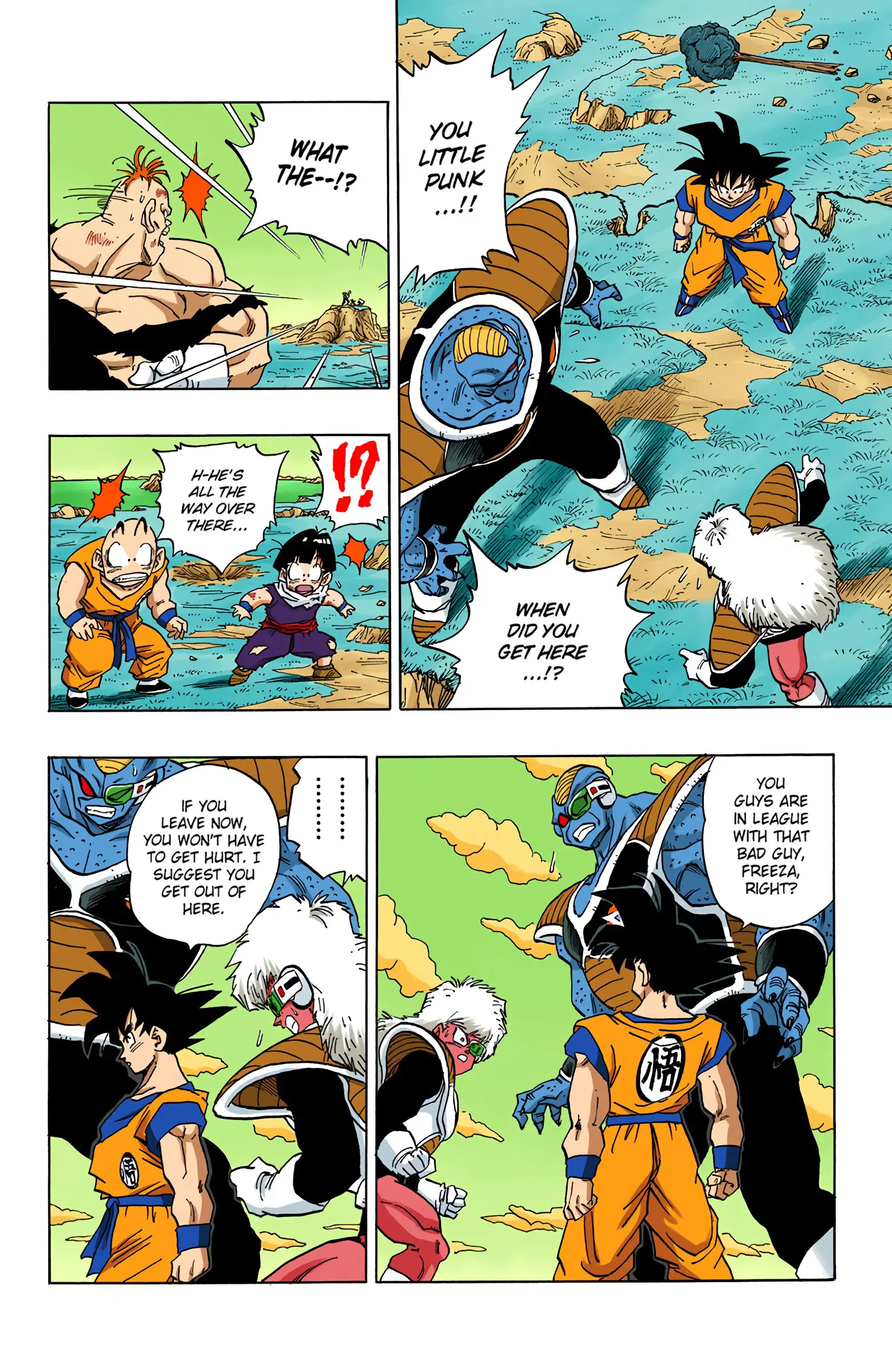 DBZ Frieza Saga Colored Manga, chapter 280, page 8