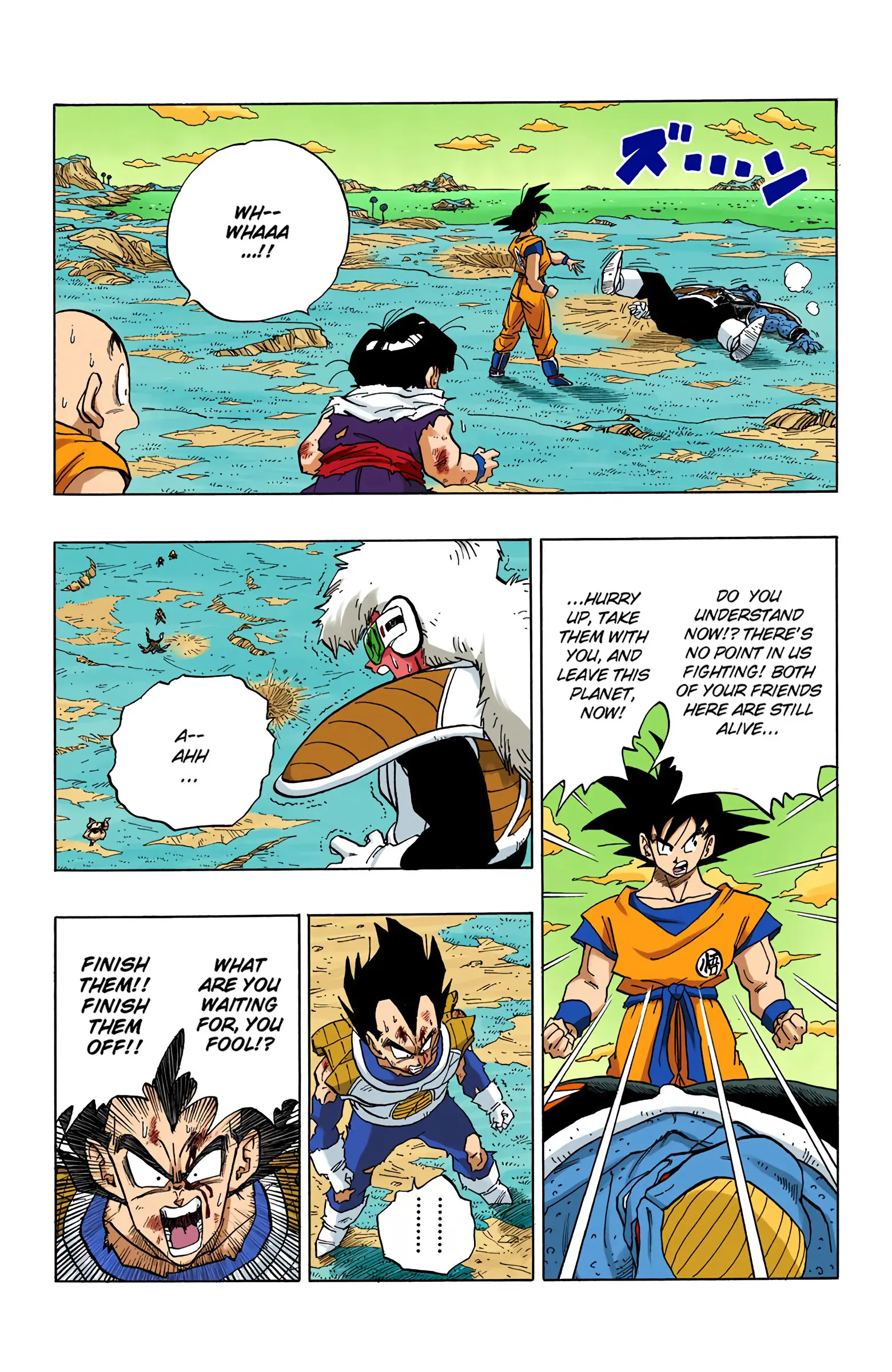 DBZ Frieza Saga Colored Manga, chapter 282, page 11