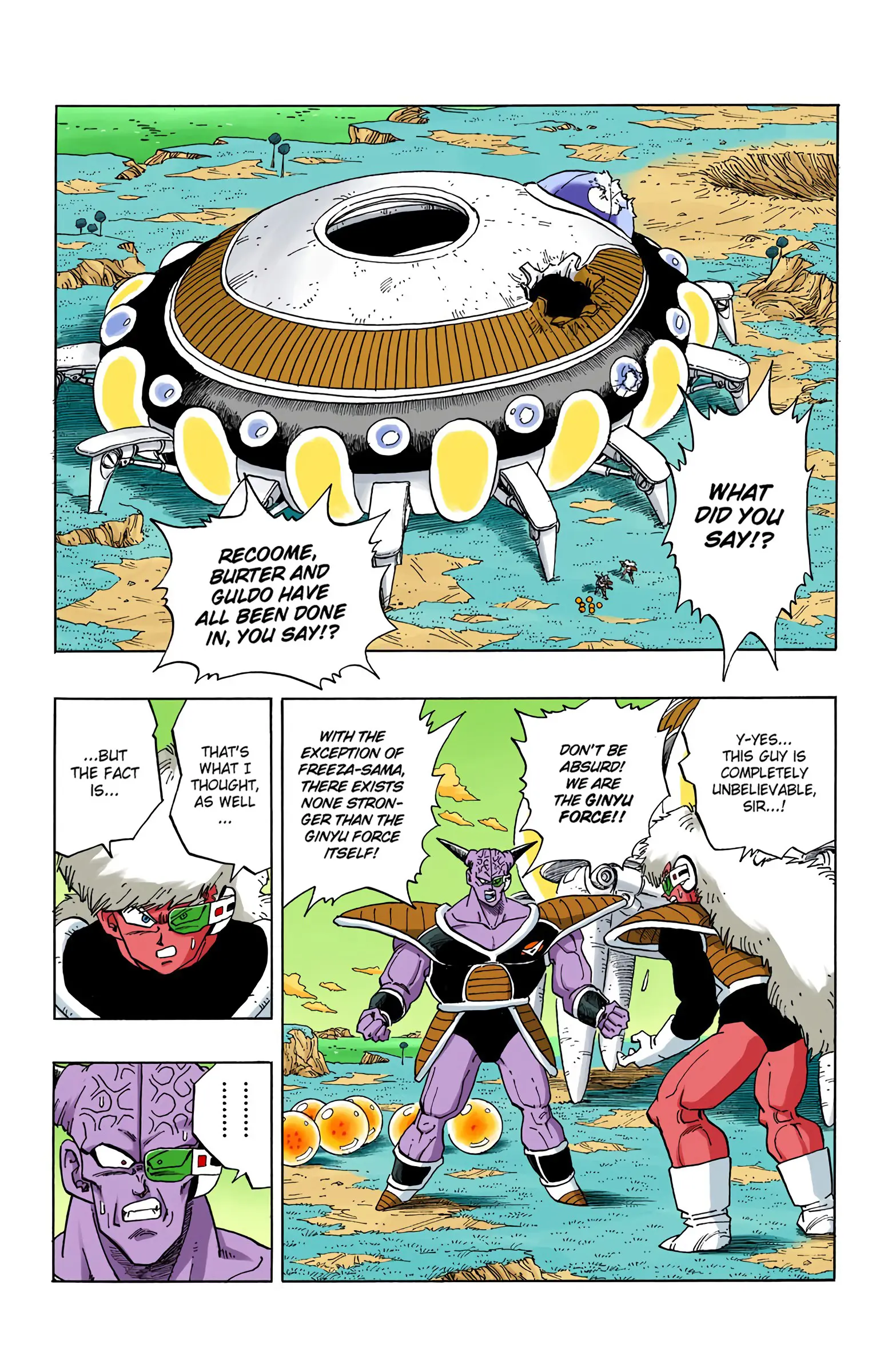 DBZ Frieza Saga Colored Manga, chapter 283, page 4
