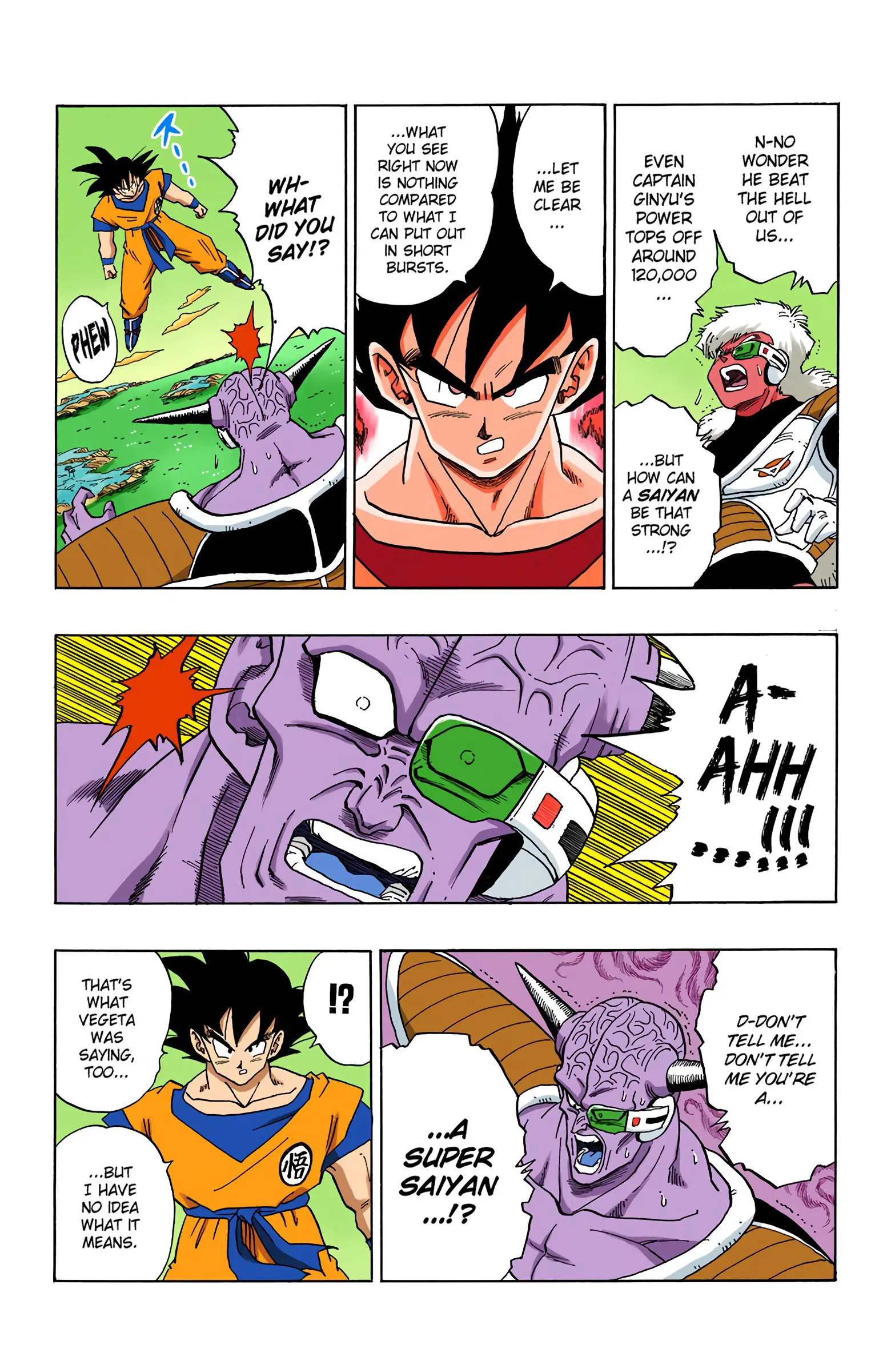 DBZ Frieza Saga Colored Manga, chapter 285, page 4