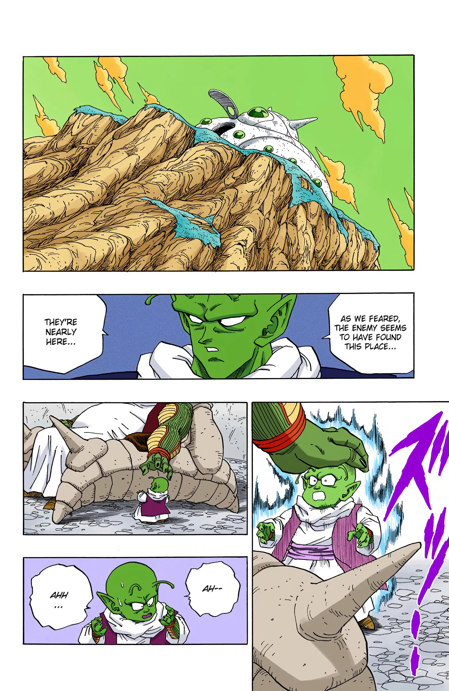 DBZ Frieza Saga Colored Manga, chapter 285, page 8