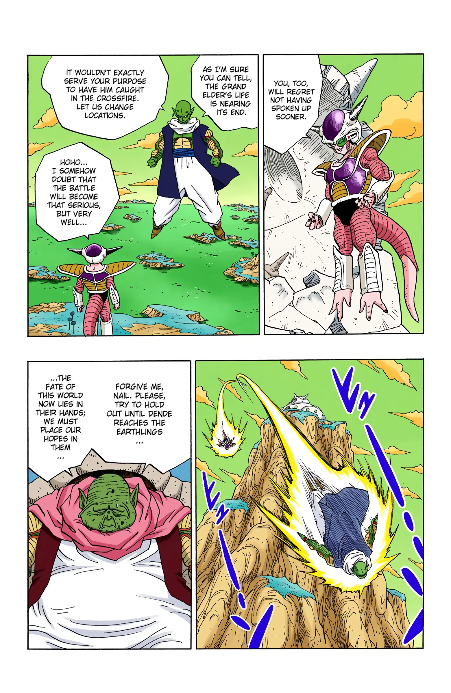 DBZ Frieza Saga Colored Manga, chapter 286, page 3