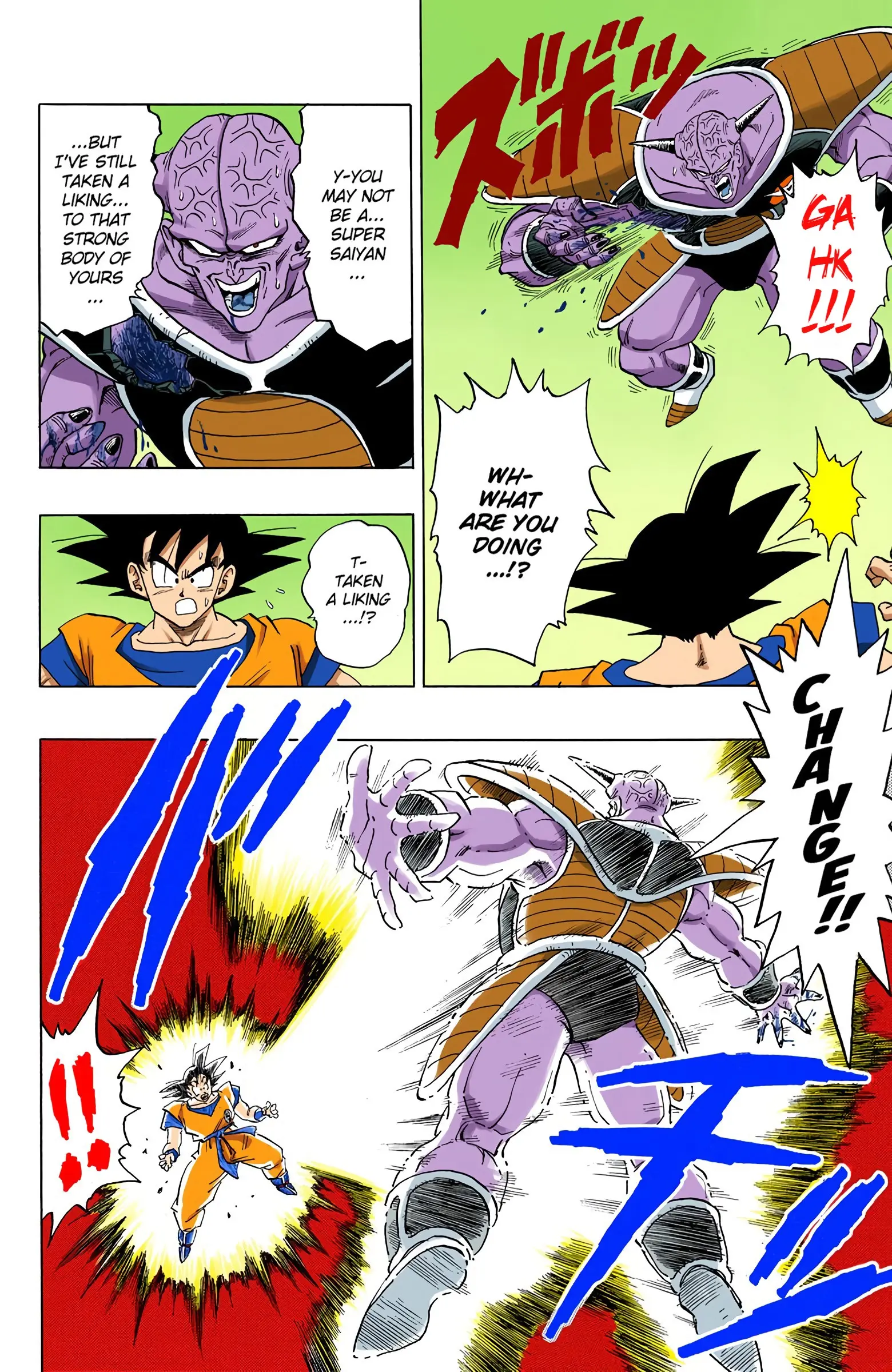DBZ Frieza Saga Colored Manga, chapter 286, page 14