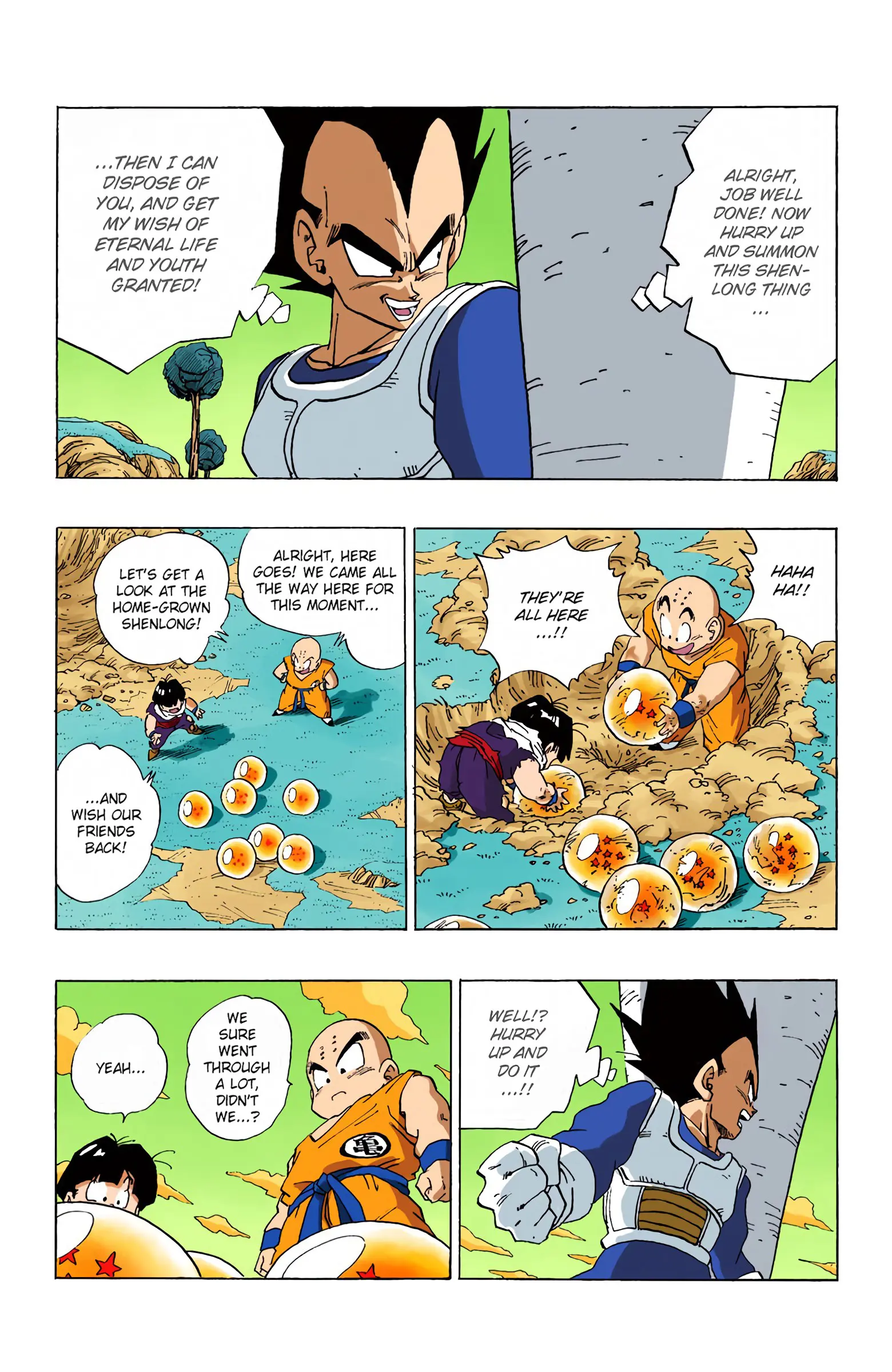DBZ Frieza Saga Colored Manga, chapter 287, page 12