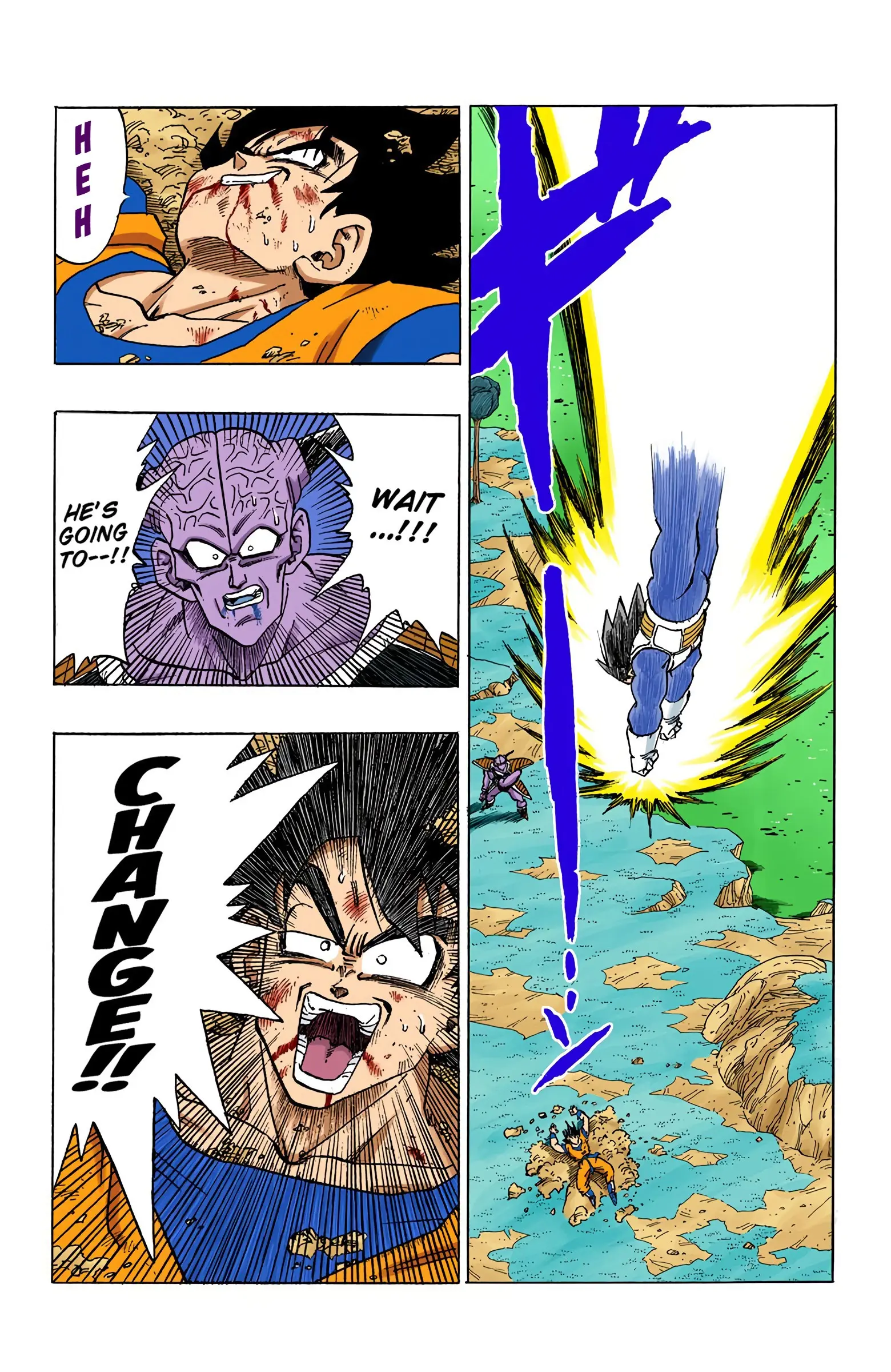 DBZ Frieza Saga Colored Manga, chapter 290, page 2