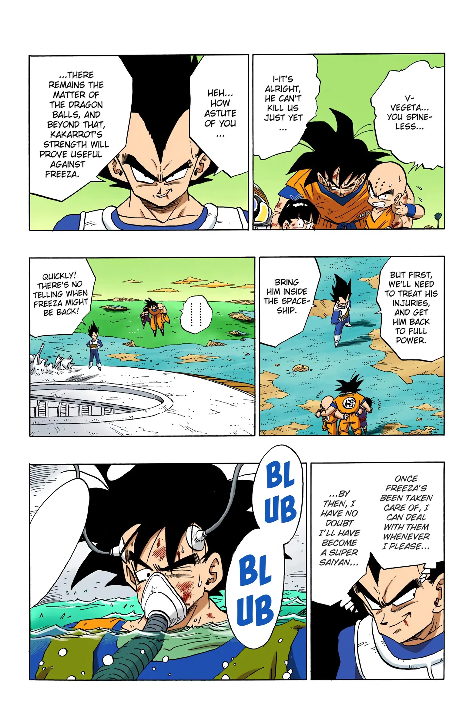 DBZ Frieza Saga Colored Manga, chapter 290, page 14