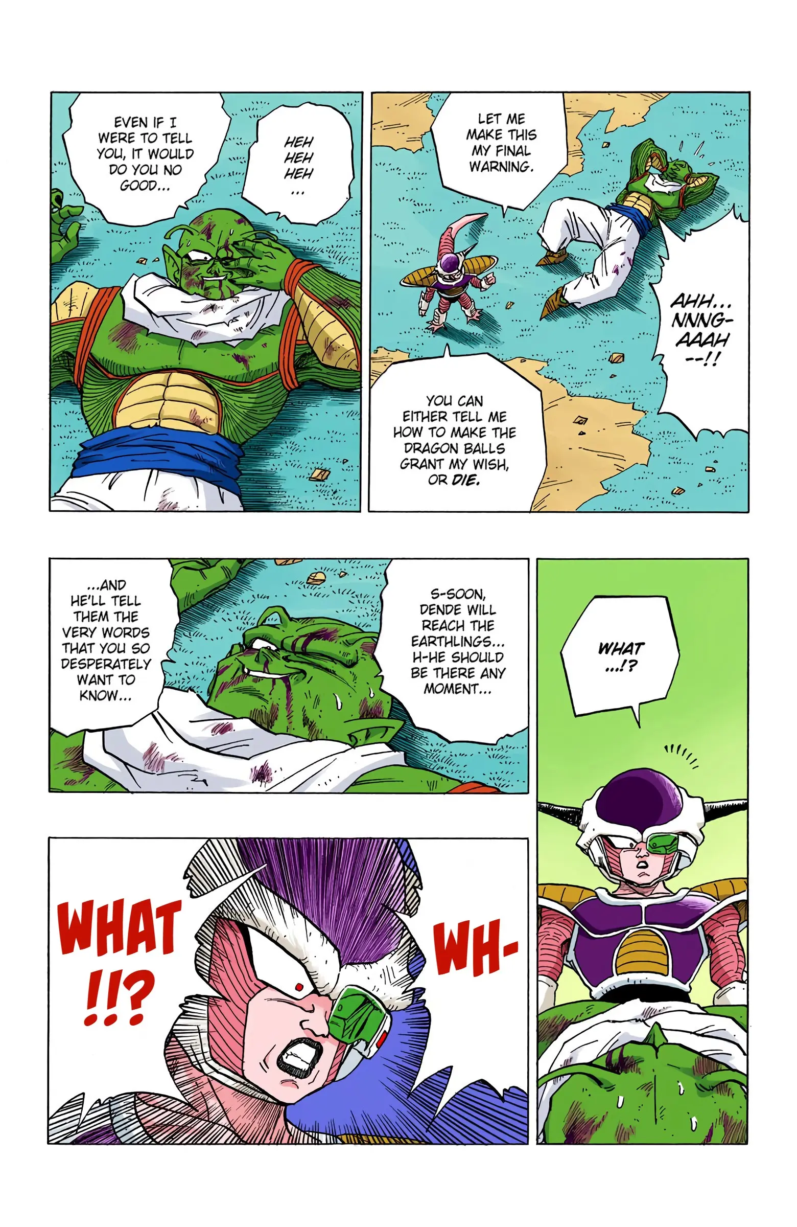 DBZ Frieza Saga Colored Manga, chapter 291, page 8