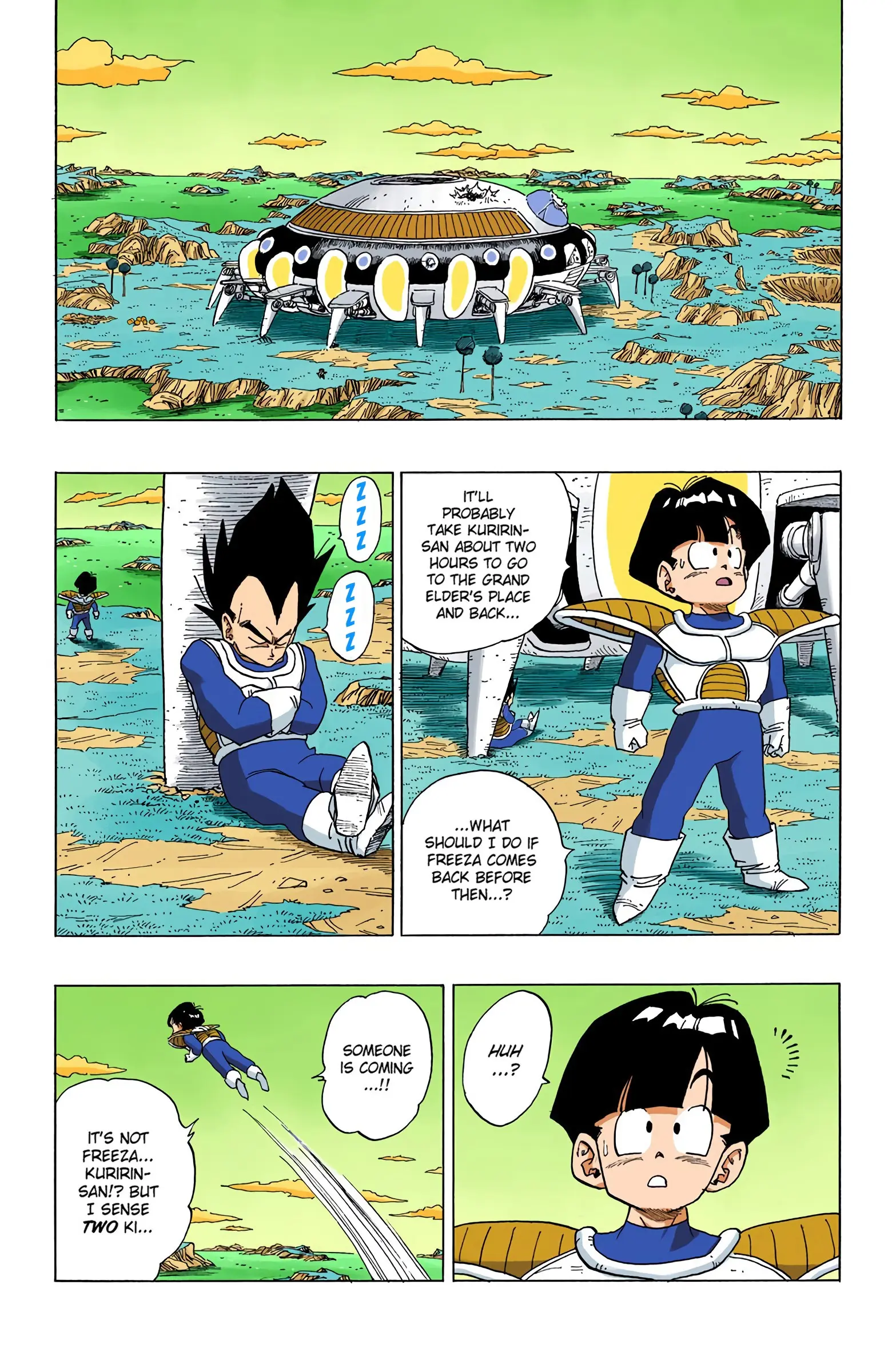 DBZ Frieza Saga Colored Manga, chapter 292, page 3