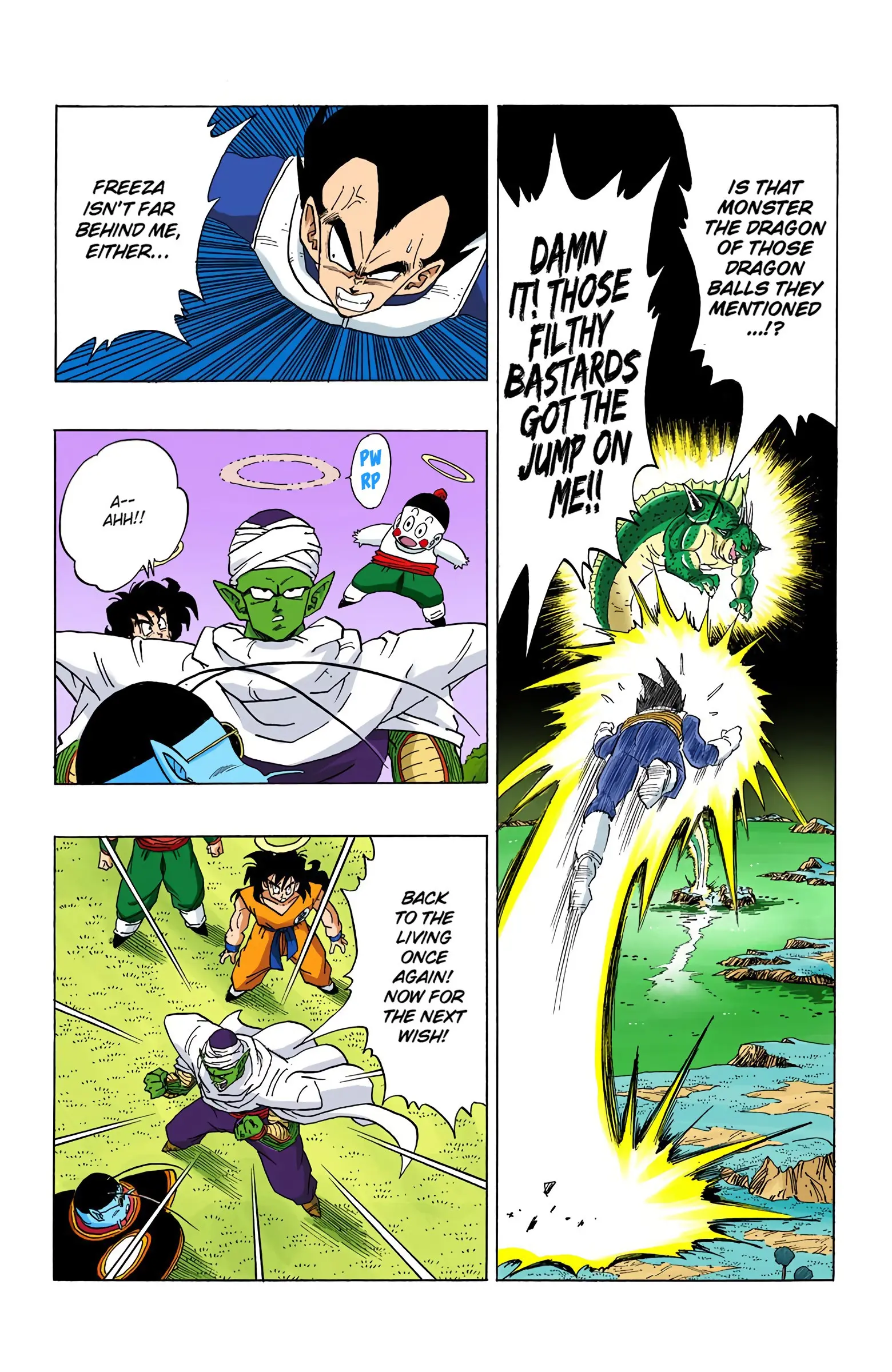 DBZ Frieza Saga Colored Manga, chapter 293, page 9