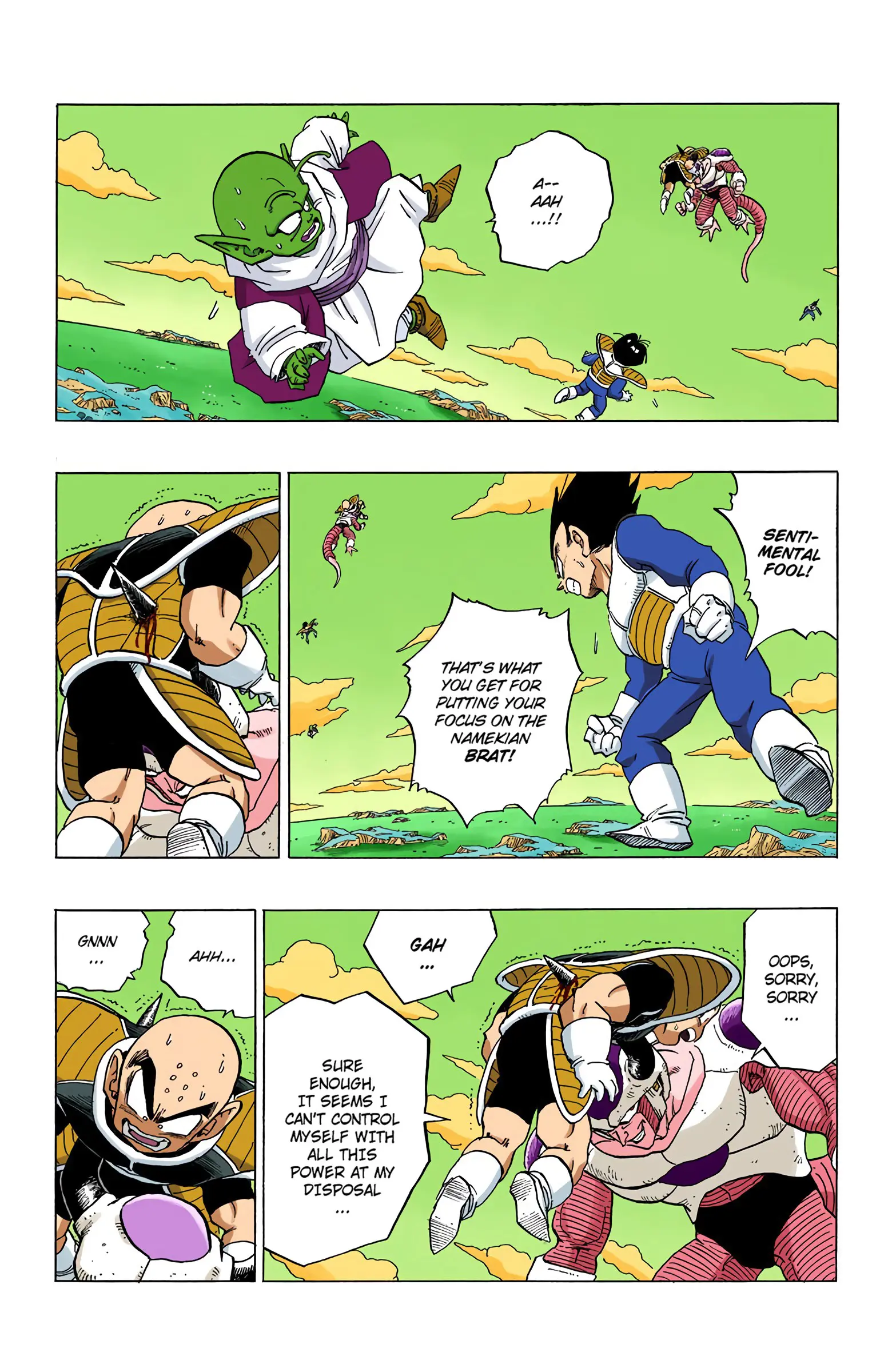 DBZ Frieza Saga Colored Manga, chapter 297, page 3