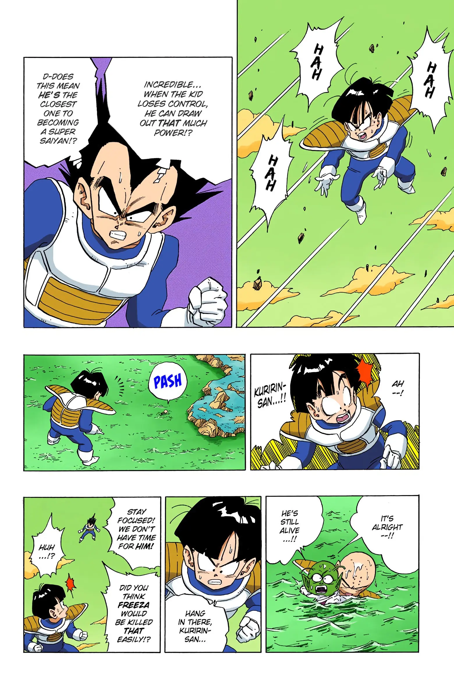 DBZ Frieza Saga Colored Manga, chapter 297, page 12
