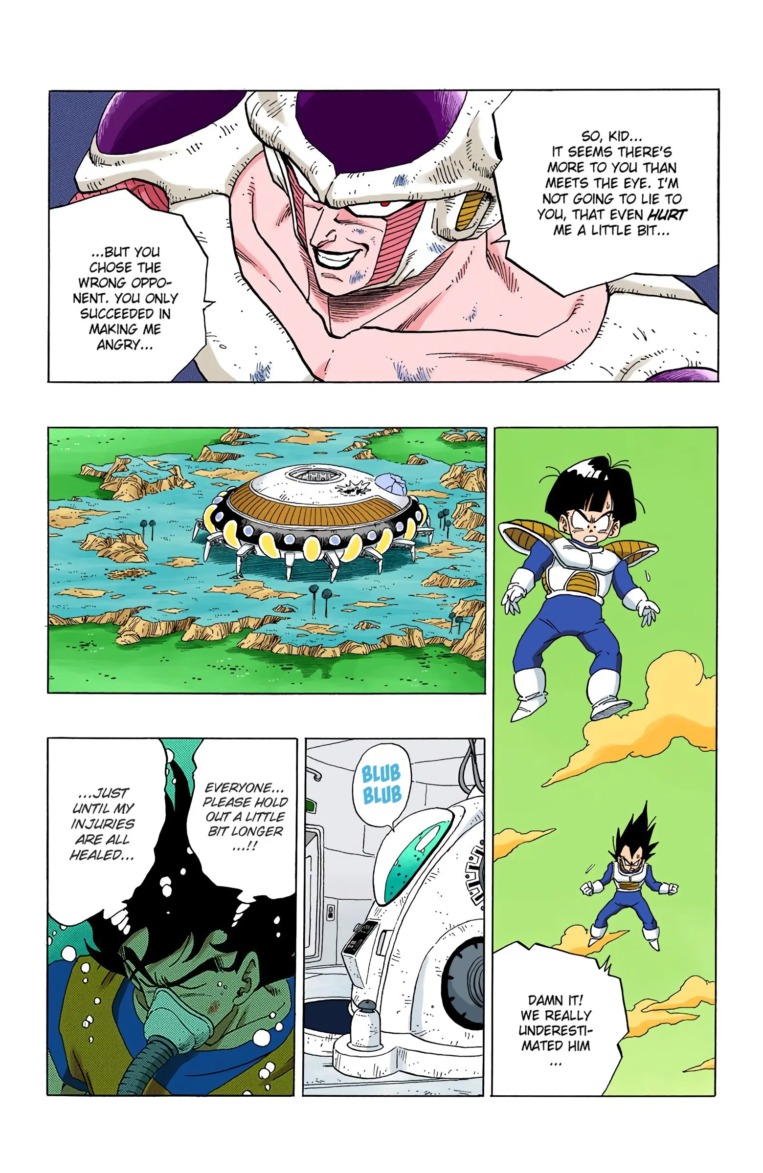 DBZ Frieza Saga Colored Manga, chapter 297, page 14