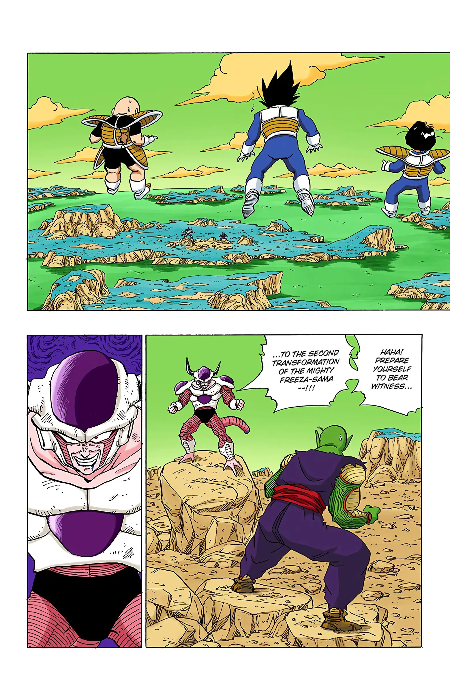 DBZ Frieza Saga Colored Manga, chapter 302, page 2
