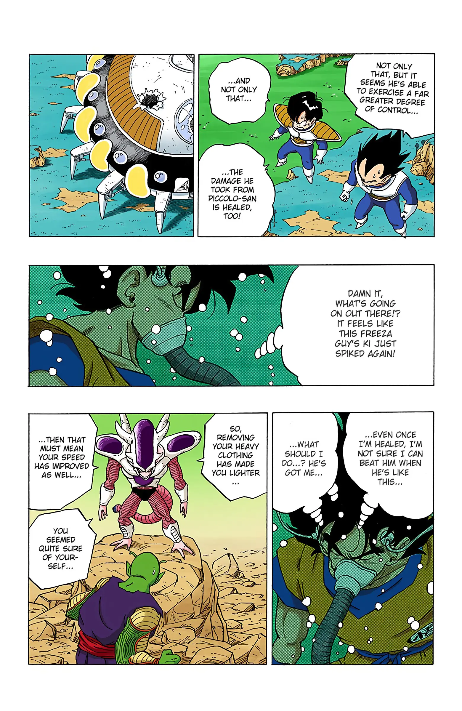 DBZ Frieza Saga Colored Manga, chapter 302, page 8