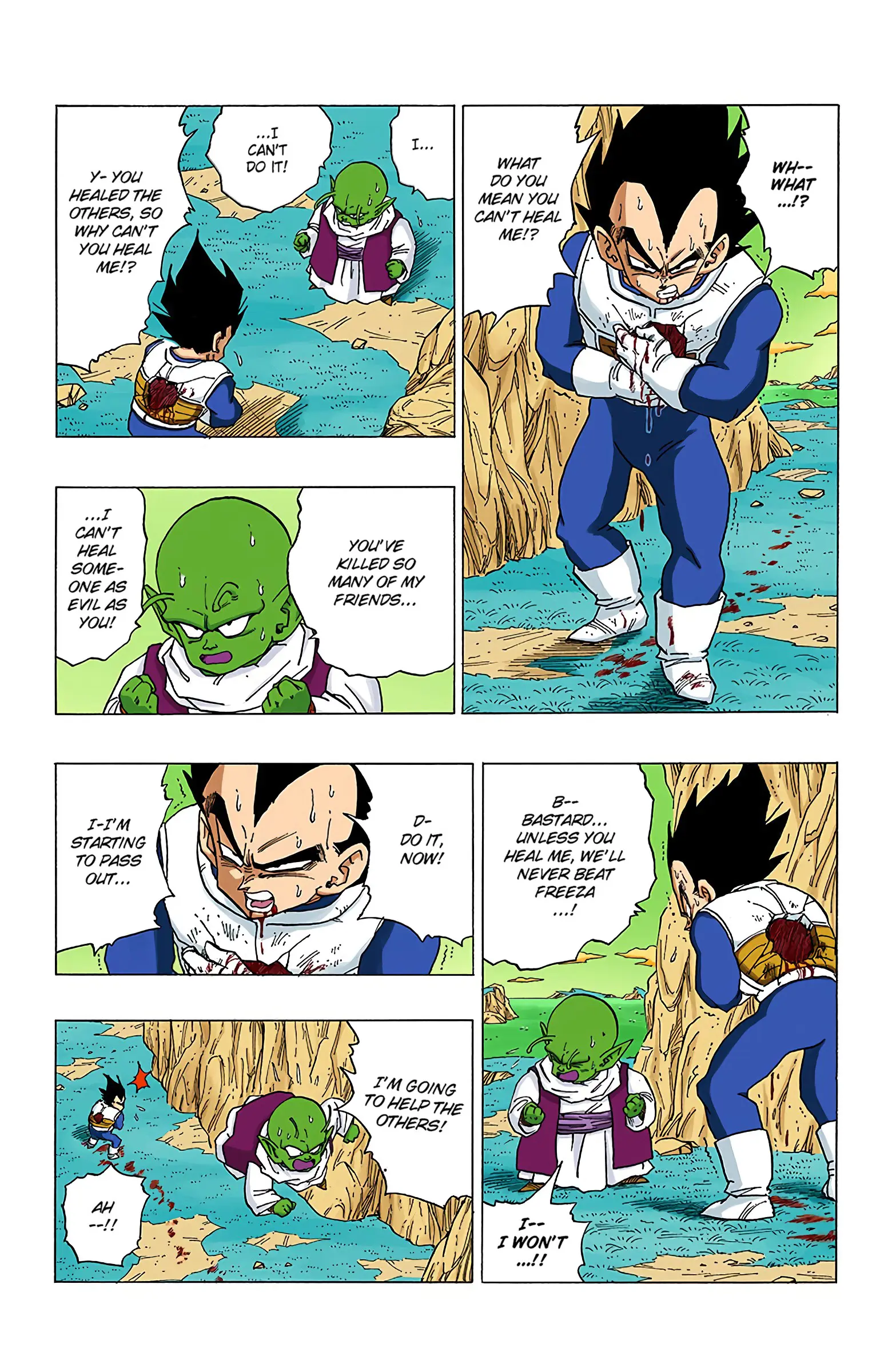DBZ Frieza Saga Colored Manga, chapter 304, page 4