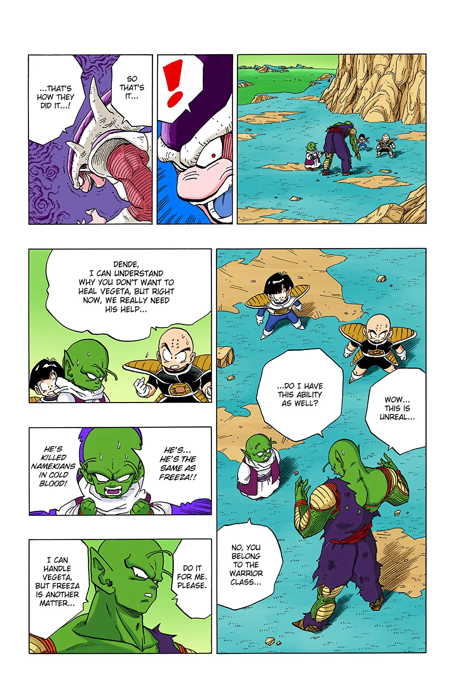 DBZ Frieza Saga Colored Manga, chapter 304, page 7