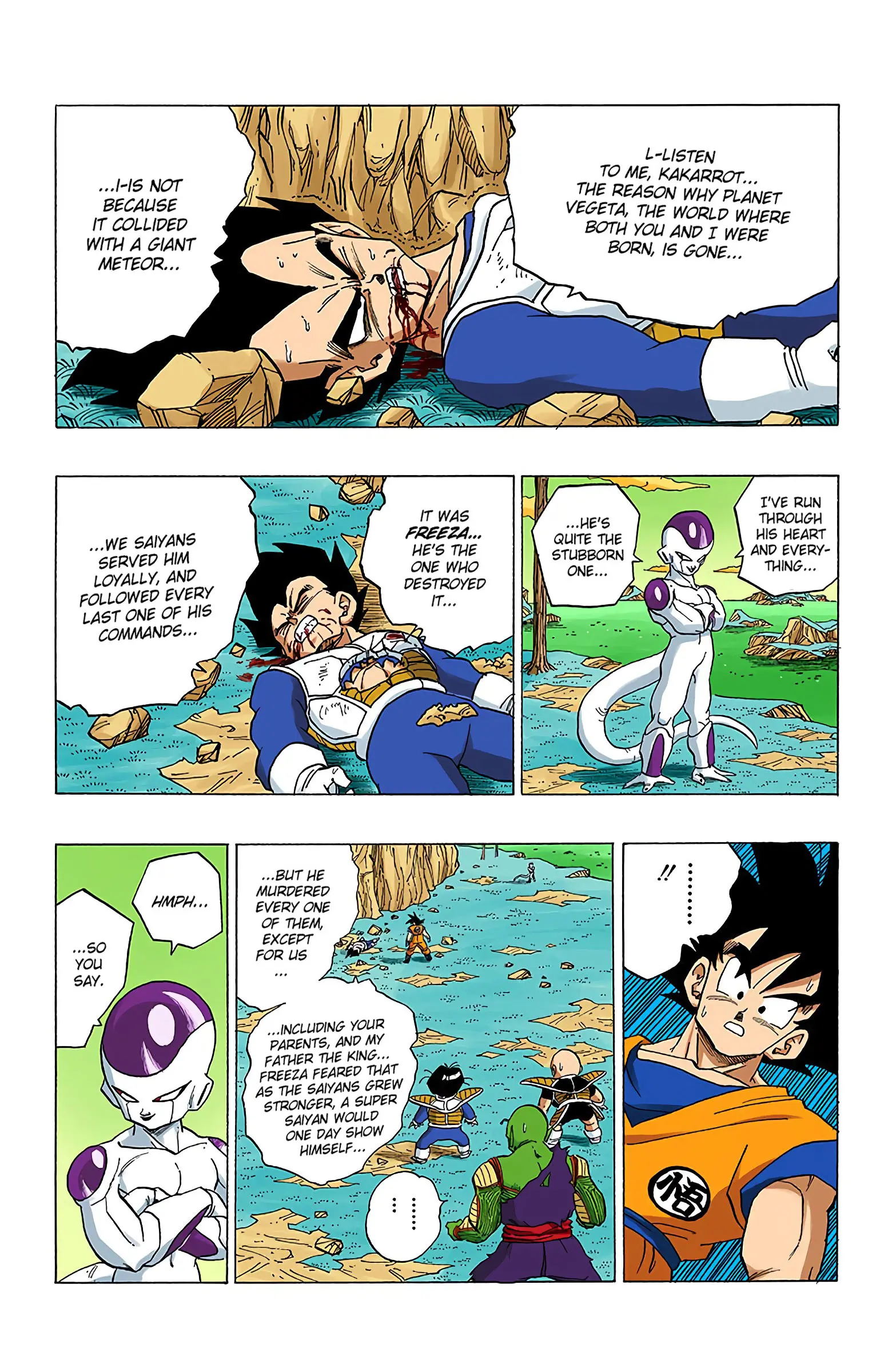 DBZ Frieza Saga Colored Manga, chapter 308, page 4